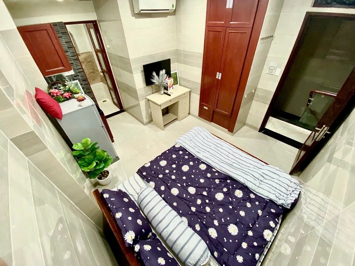 Phòng trọ Studio 28m2 tại CD House Đoàn Thị Điểm - Phú Nhuận - Phòng ngủ