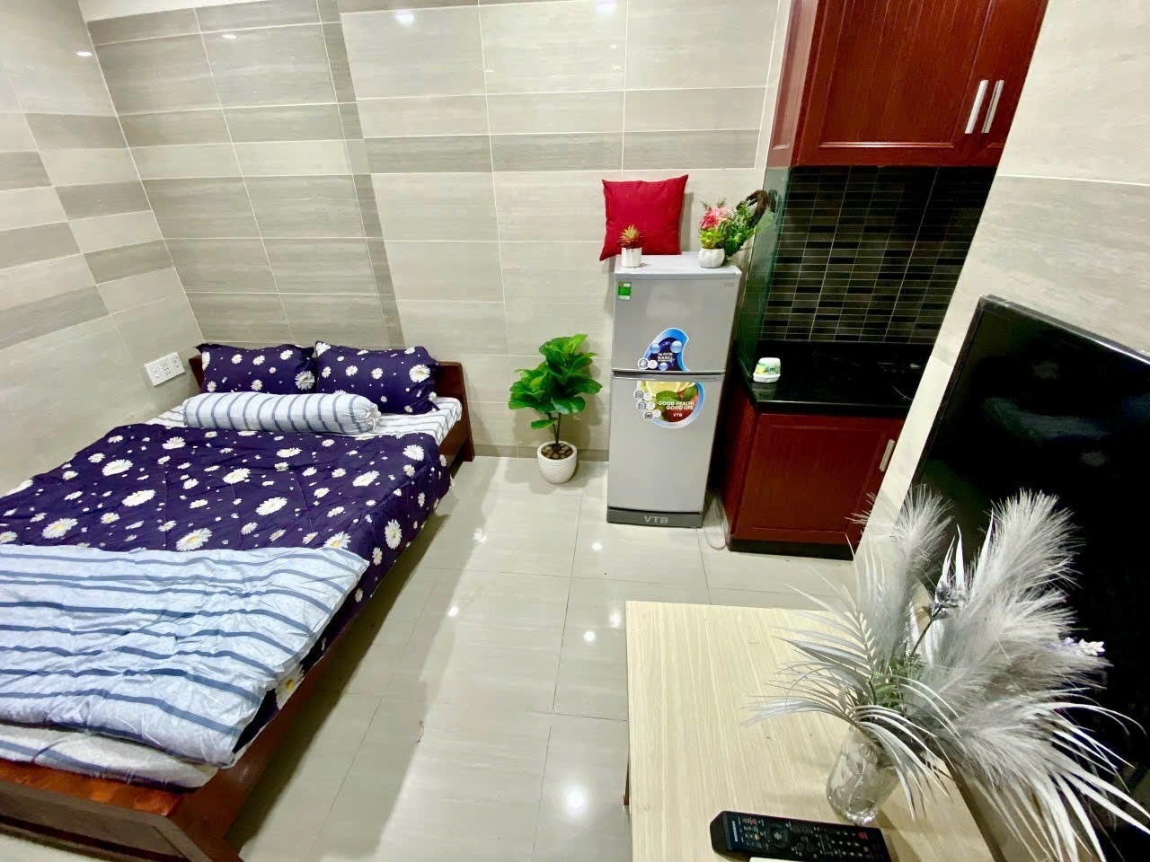 Phòng trọ Studio 28m2 tại CD House Đoàn Thị Điểm - Phú Nhuận - Phòng ngủ