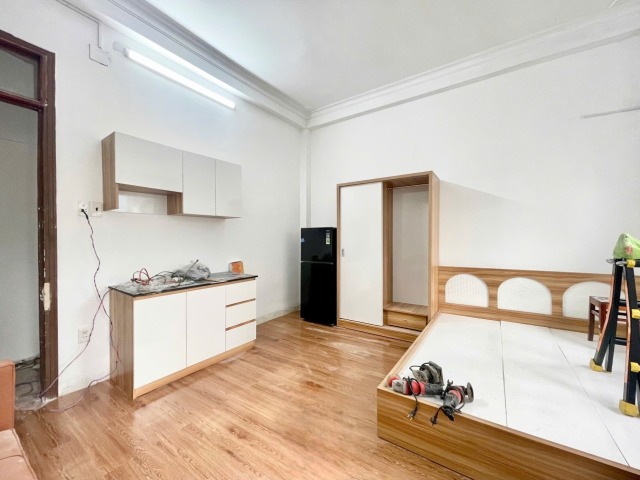 Phòng trọ Studio 25m2 tại HT Home Điện Biên Phủ - Bình Thạnh - Phòng ngủ