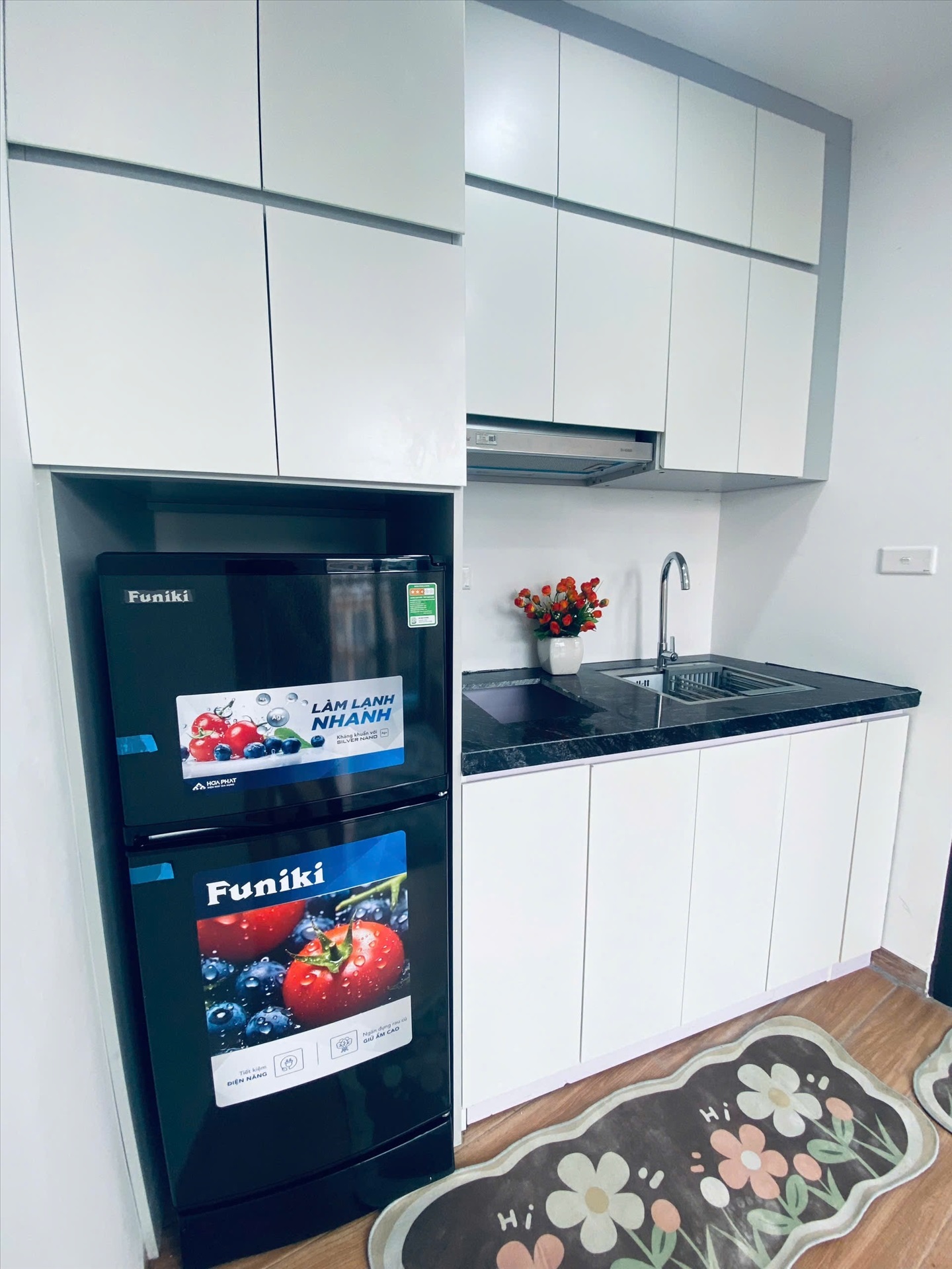 Phòng trọ Studio 28m2 tại VVH House Pháo Đài Láng - Đống Đa - Phòng bếp