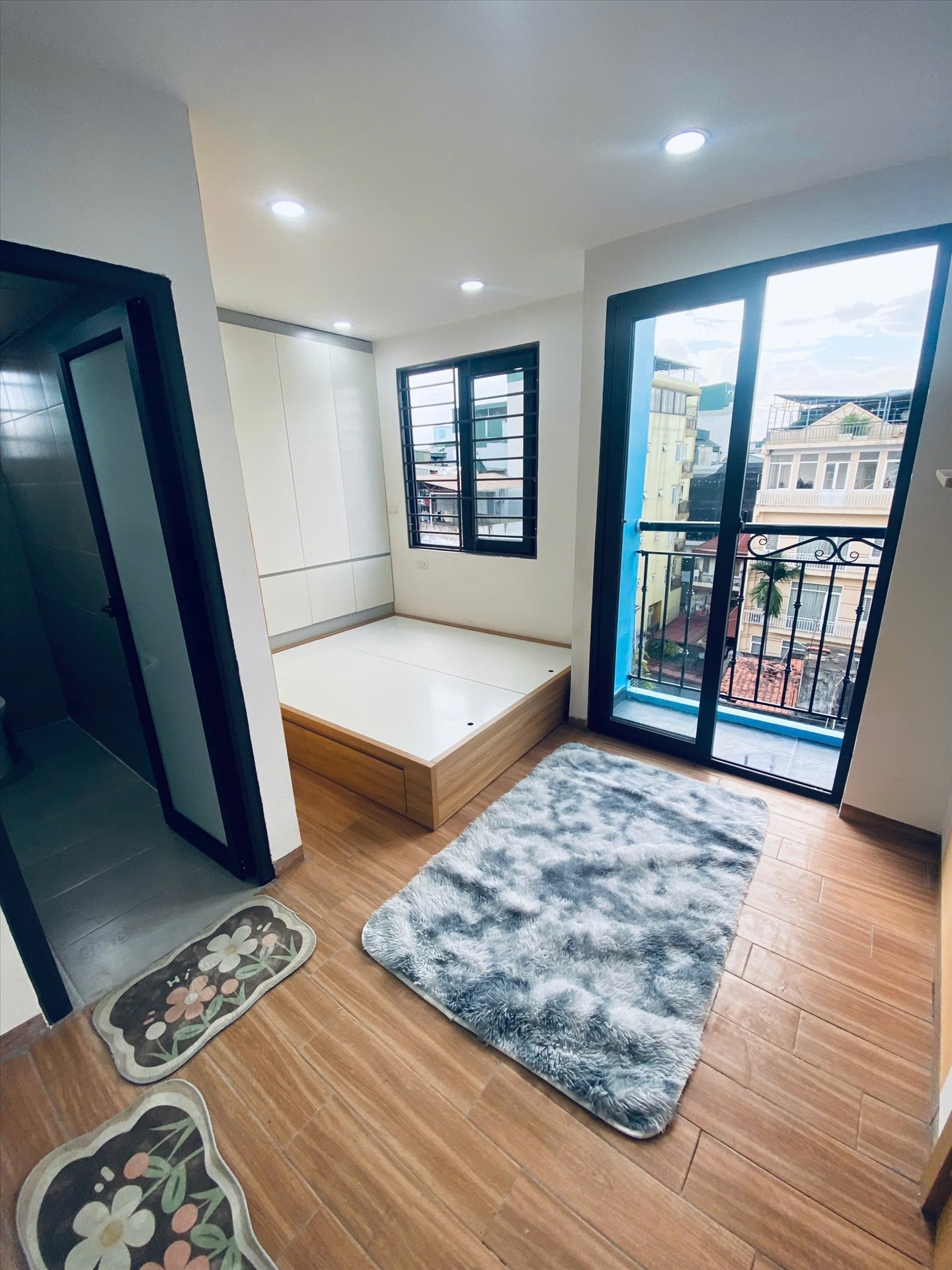 Phòng trọ Studio 28m2 tại VVH House Pháo Đài Láng - Đống Đa - Phòng ngủ