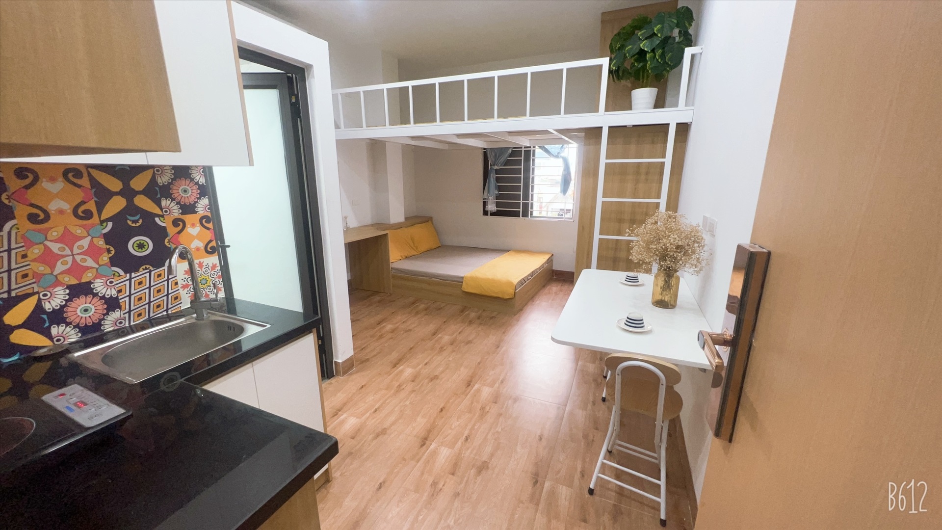 Phòng trọ Duplex 25m2 tại QHOME Quan Nhân - Thanh Xuân - Phòng ngủ