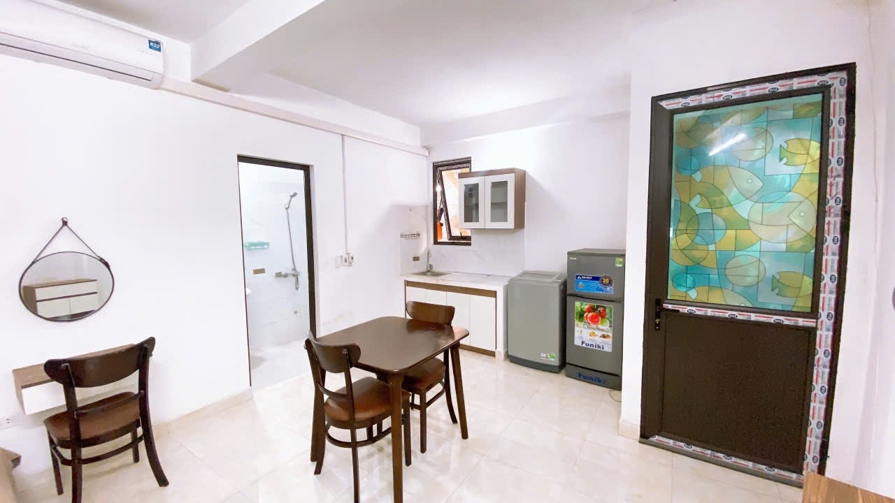 Phòng trọ Studio 25m2 tại QHOME Quan Nhân - Thanh Xuân - Phòng ngủ