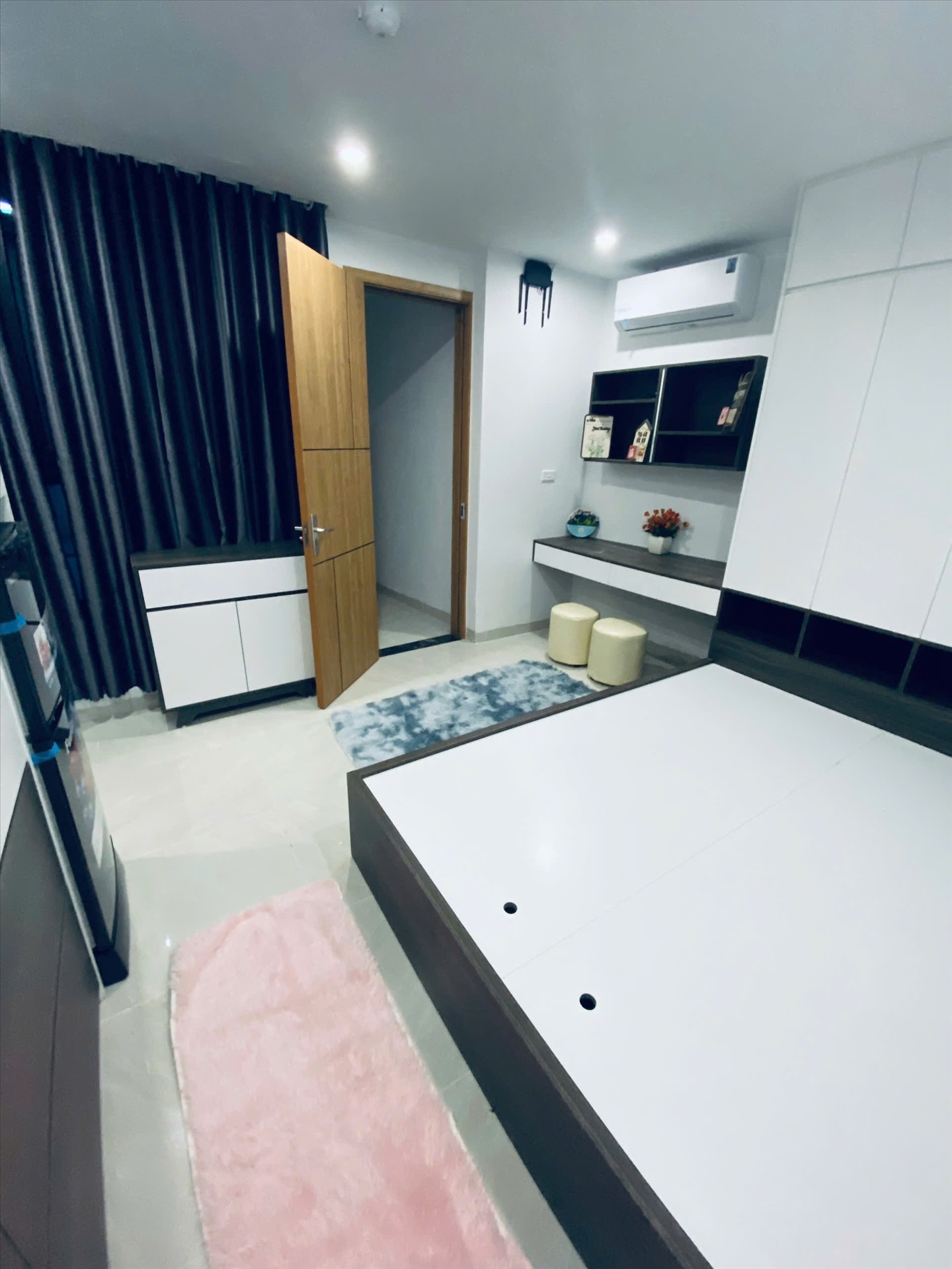 Phòng trọ Studio 30m2 tại VVH House Cự Lộc - Thanh Xuân - Phòng ngủ