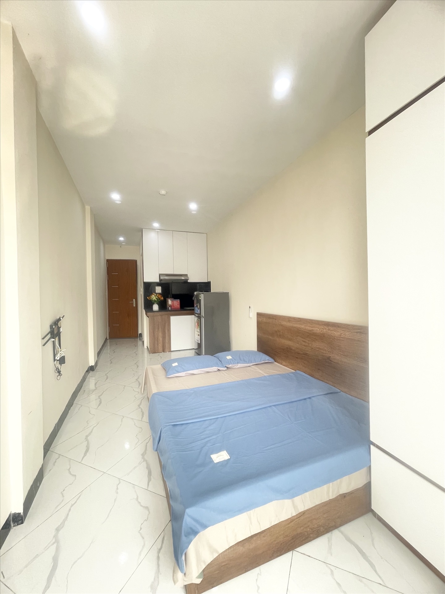 Phòng trọ Studio 25m2 tại Friends Team Khương Đình - Thanh Xuân - Phòng ngủ