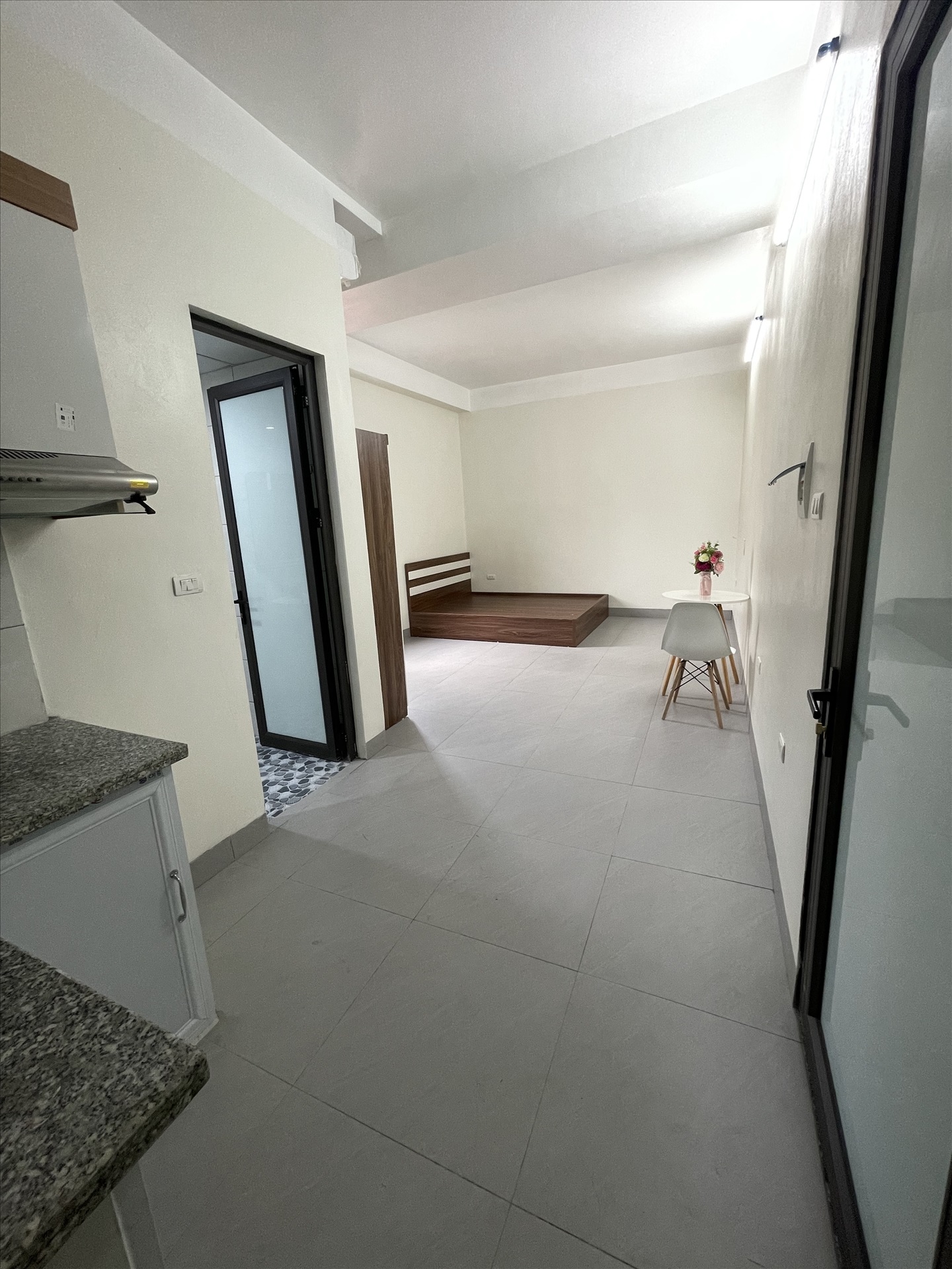Phòng trọ Studio 35m2 tại VNFI House 2 Mỹ Đình - Nam Từ Liêm - Phòng khách