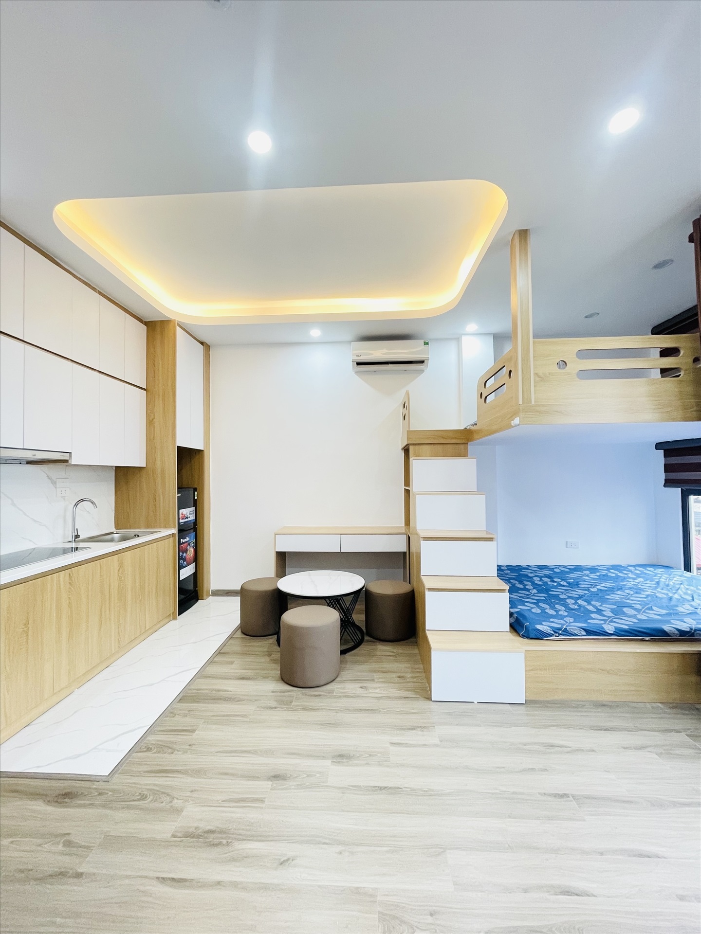 Phòng trọ Studio 30m2 tại Friends Team Phương Liệt - Thanh Xuân - Phòng bếp