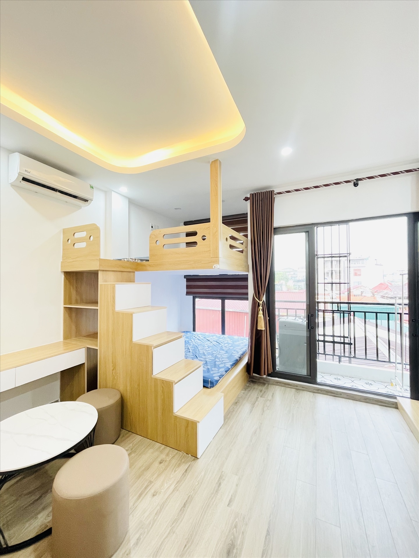 Phòng trọ Studio 30m2 tại Friends Team Phương Liệt - Thanh Xuân - Phòng ngủ
