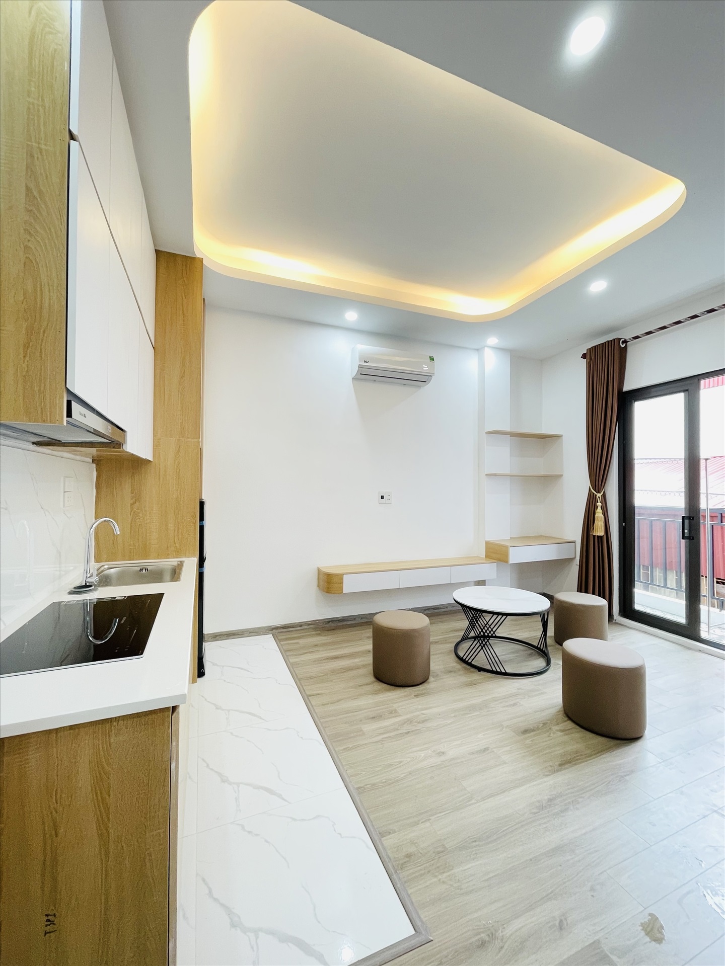 Phòng trọ Studio 30m2 tại Friends Team Phương Liệt - Thanh Xuân - Phòng bếp