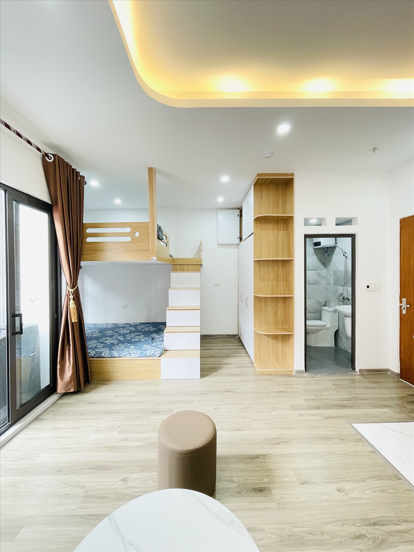 Phòng trọ Studio 30m2 tại Friends Team Phương Liệt - Thanh Xuân - Phòng ngủ