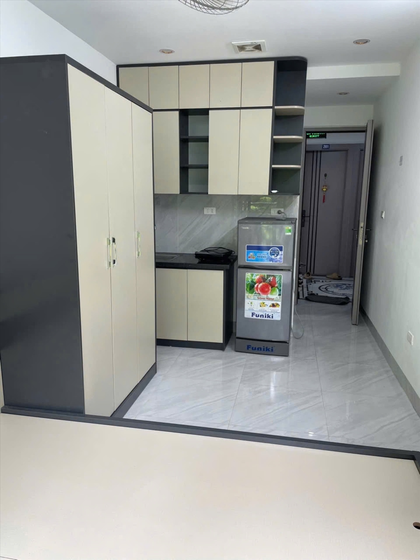 Phòng trọ Studio 20m2 tại TA Home Kim Ngưu - Hai Bà Trưng - Phòng bếp