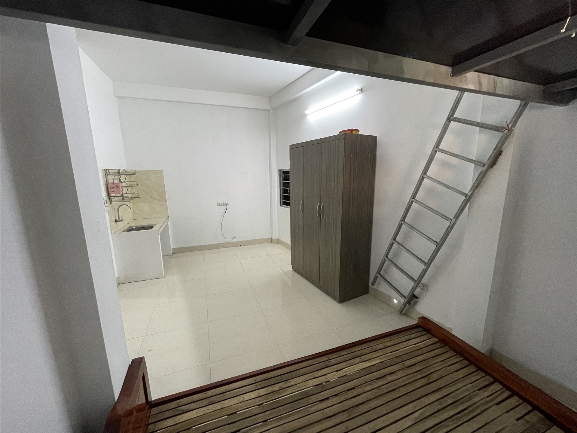 Phòng trọ Duplex 25m2 tại TL Home Mễ Trì Thượng - Nam Từ Liêm - Phòng bếp