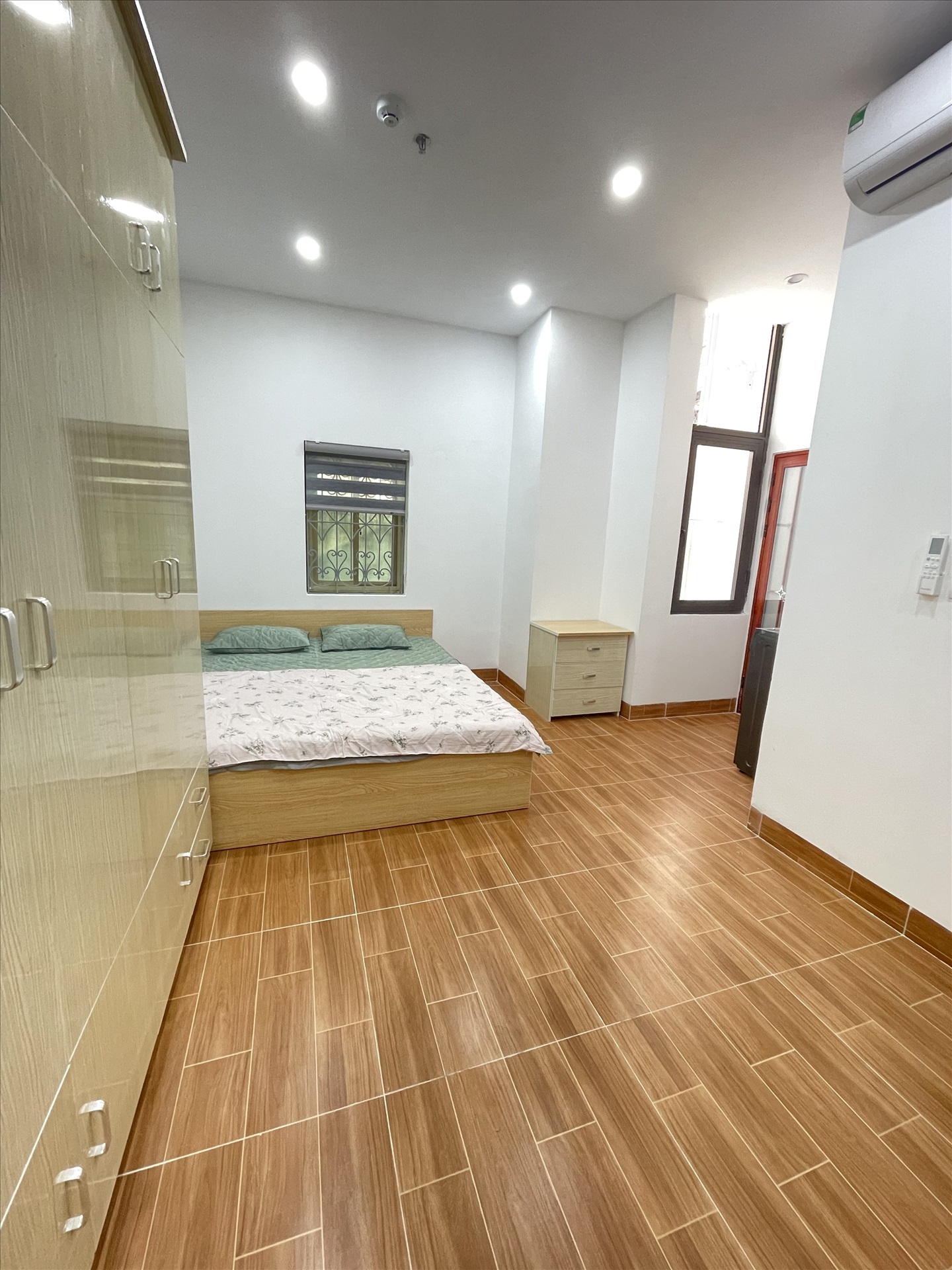 Phòng trọ Studio 27m2 tại Friends Team Thái Thịnh - Đống Đa - Phòng ngủ
