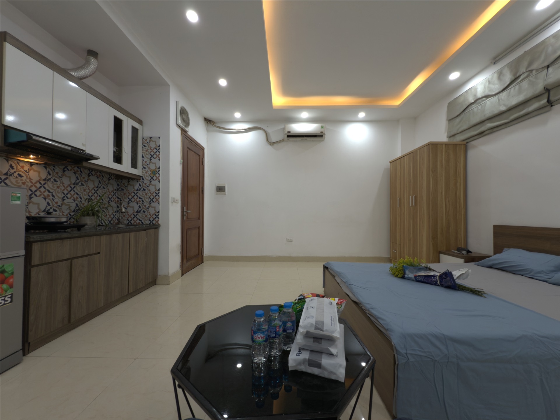 Phòng trọ Studio 35m2 tại Salahomes Nguyễn Ngọc Vũ - Cầu Giấy - Phòng bếp