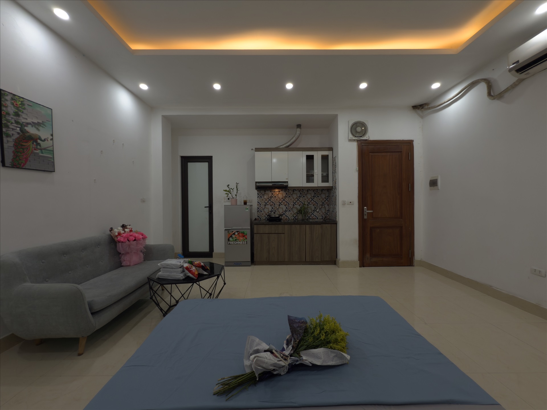 Phòng trọ Studio 35m2 tại Salahomes Nguyễn Ngọc Vũ - Cầu Giấy - Phòng bếp