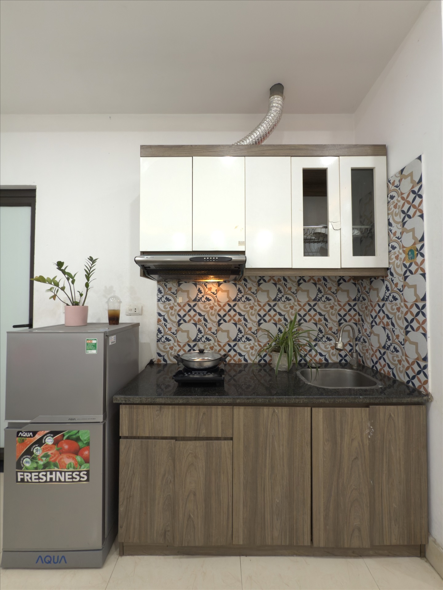 Phòng trọ Studio 35m2 tại Salahomes Nguyễn Ngọc Vũ - Cầu Giấy - Phòng bếp