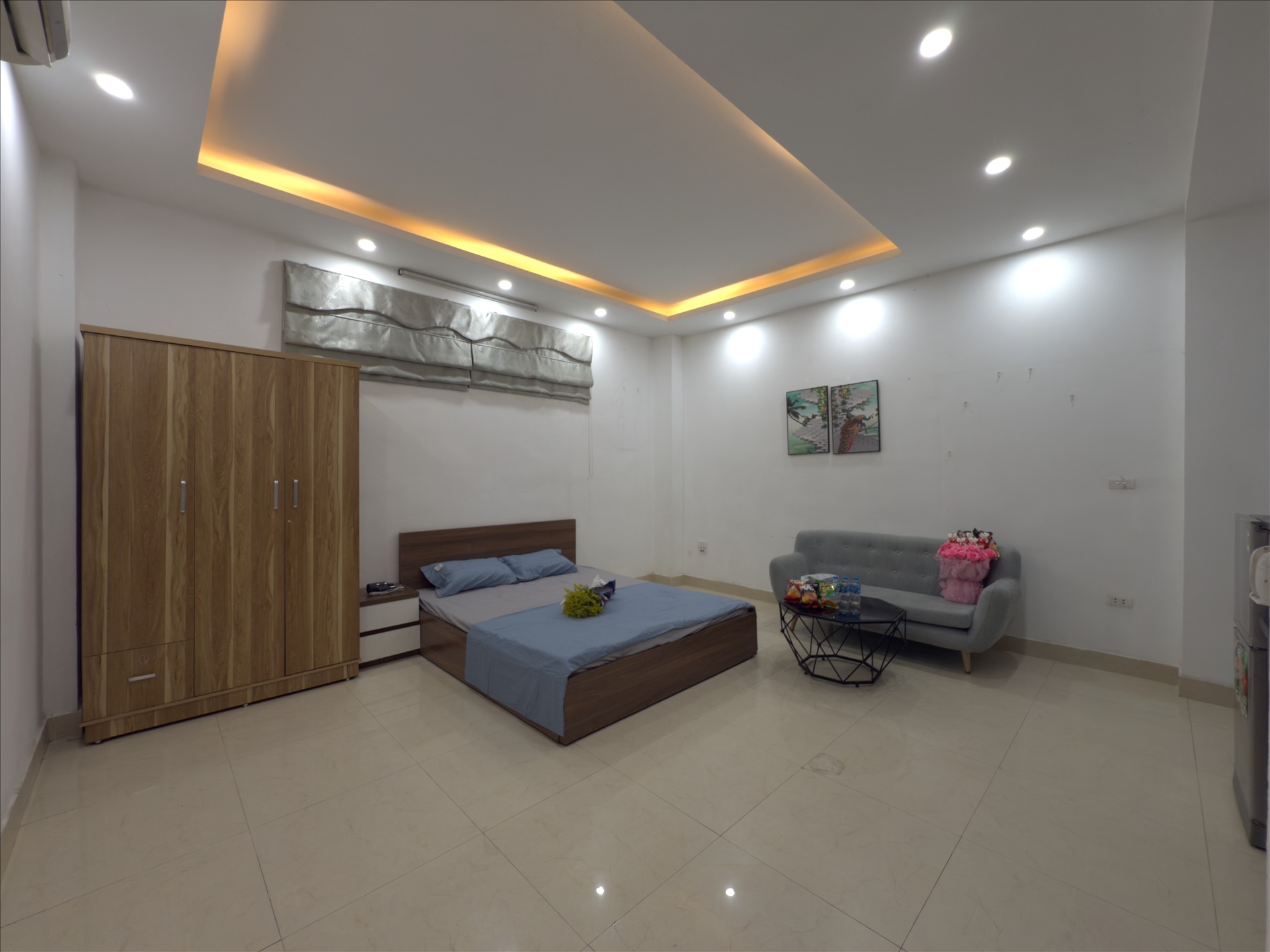 Phòng trọ Studio 35m2 tại Salahomes Nguyễn Ngọc Vũ - Cầu Giấy - Phòng ngủ