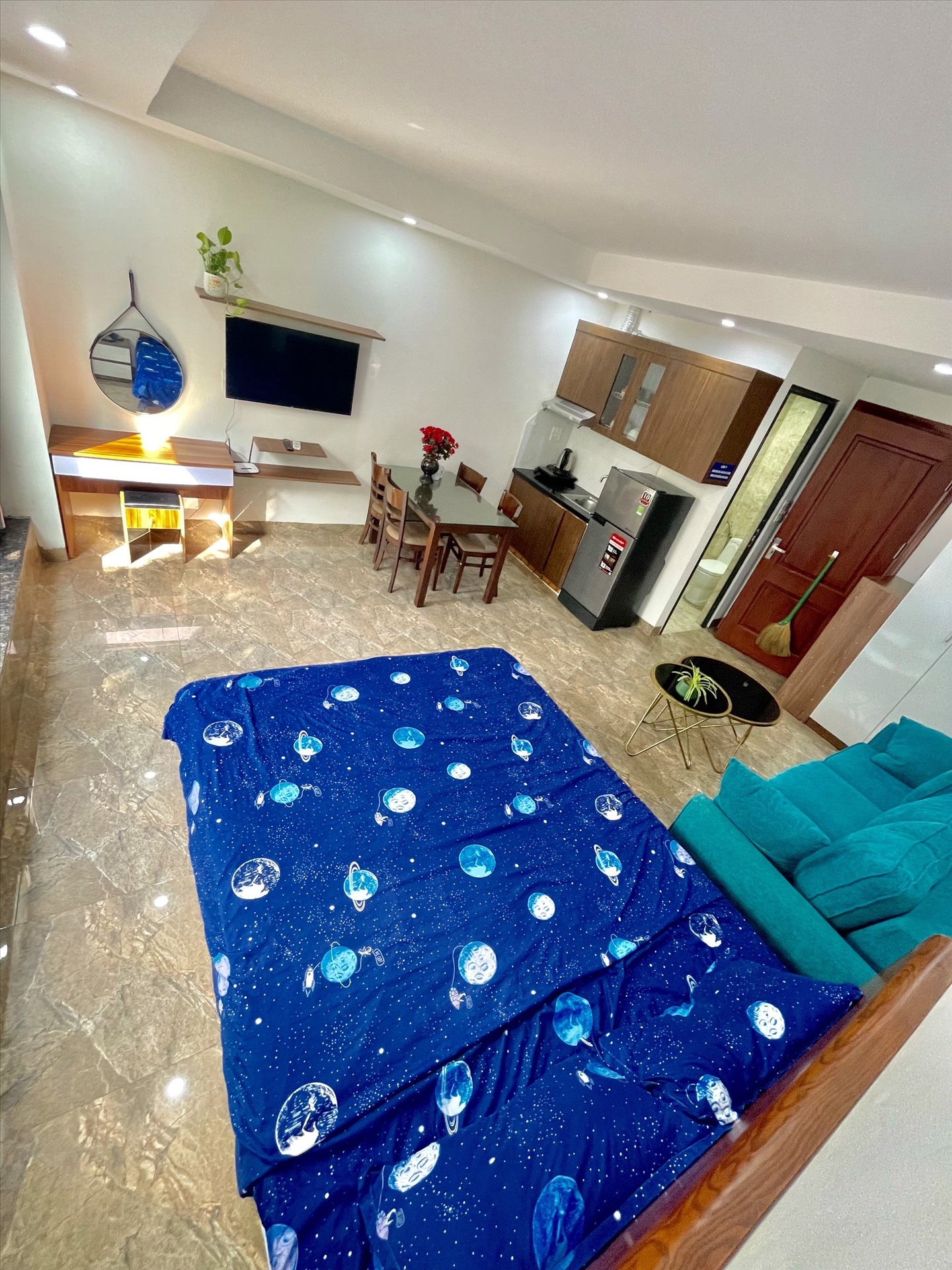 Phòng trọ Studio 40m2 tại Salahomes Vương Thừa Vũ - Thanh Xuân - Phòng khách