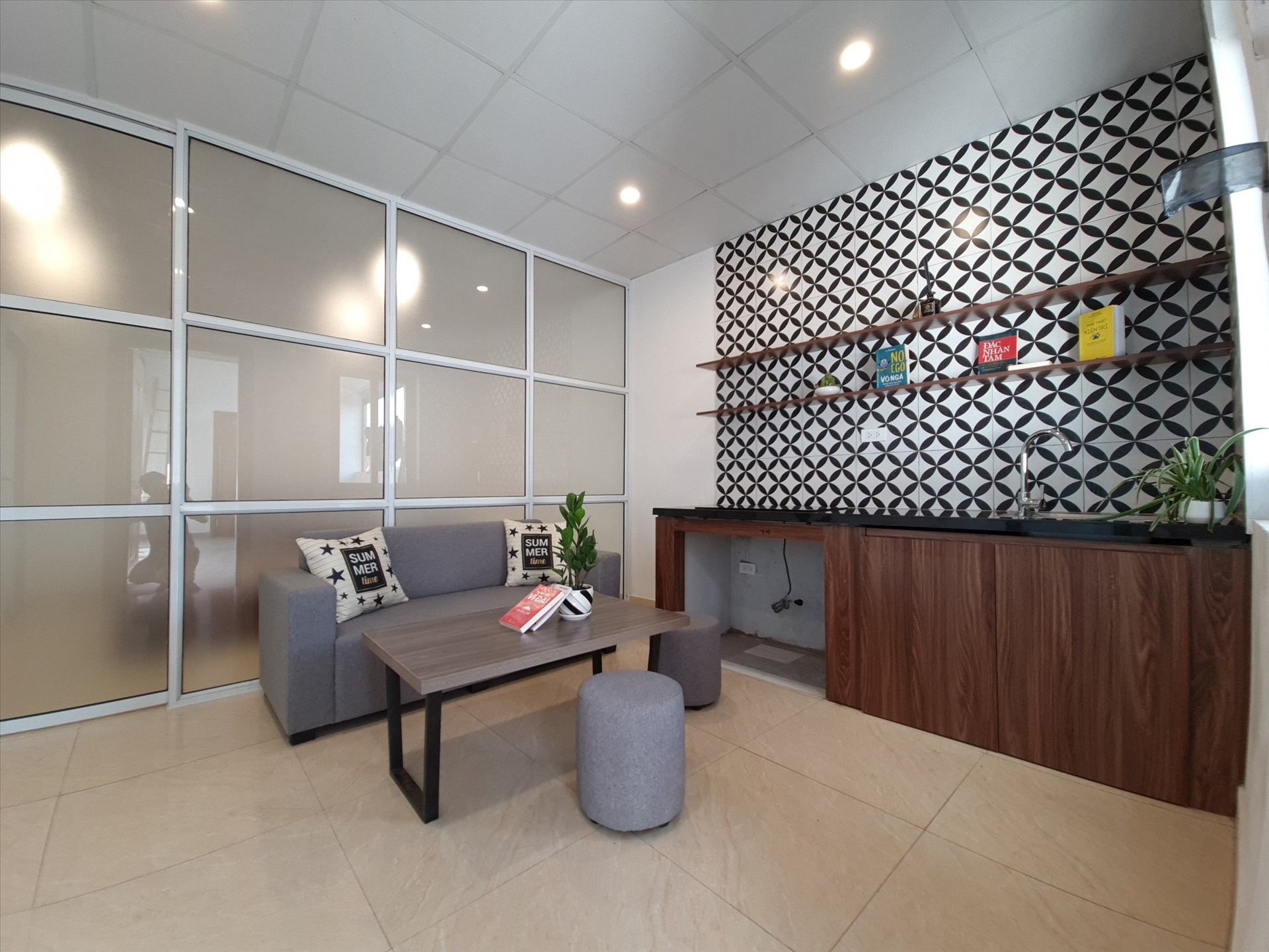 Phòng trọ 1 Phòng ngủ 40m2 tại Salahomes Vũ Tông Phan - Thanh Xuân - Phòng khách