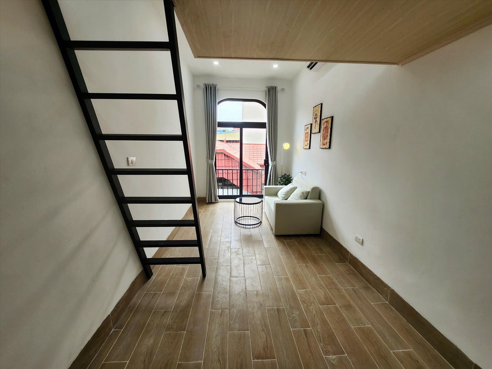 Phòng trọ Duplex 25m2 tại CTC Home Khương Đình - Thanh Xuân - Phòng khách