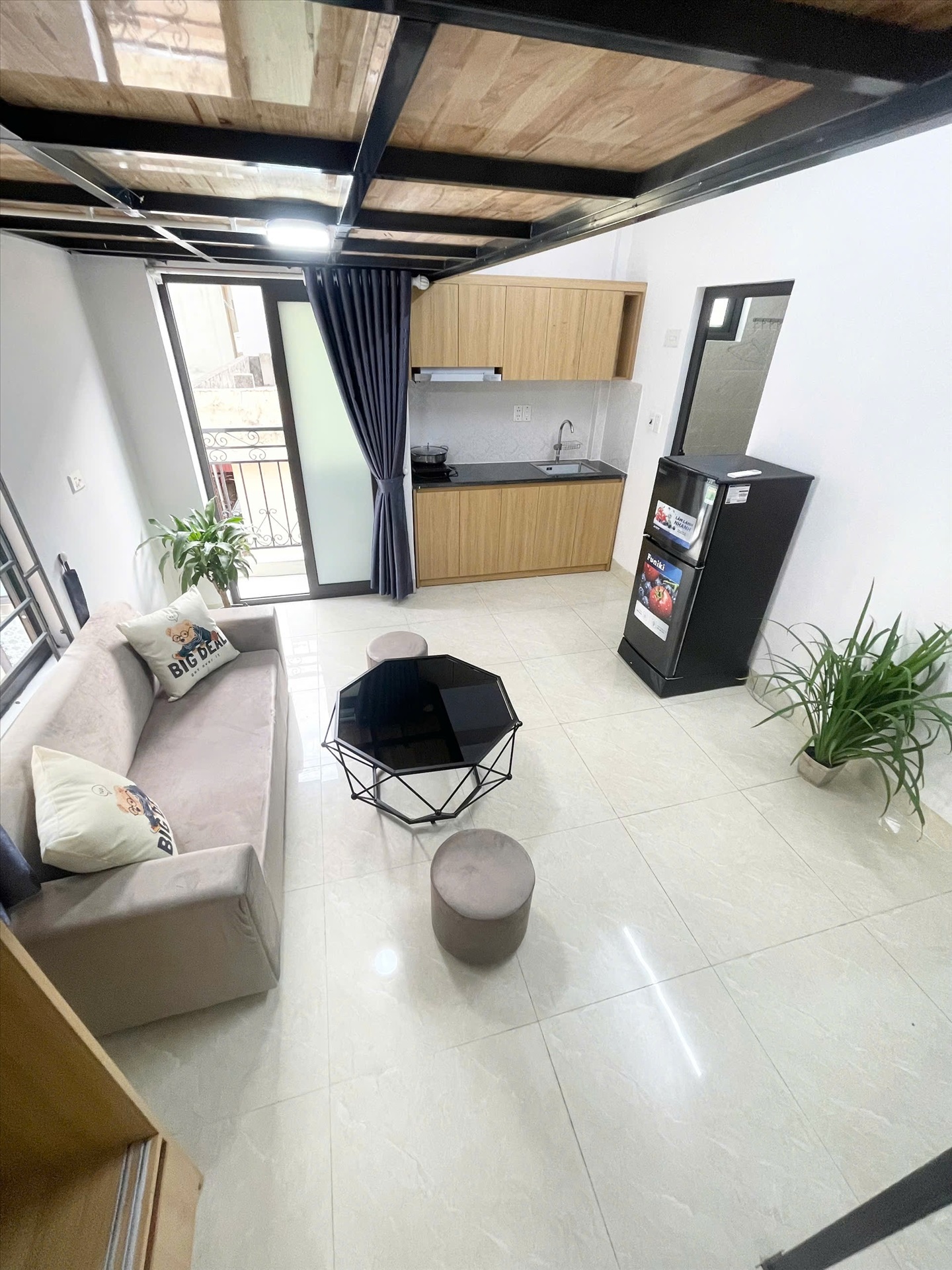 Phòng trọ Studio 25m2 tại QHOME Vũ Hữu - Thanh Xuân  - Phòng ngủ