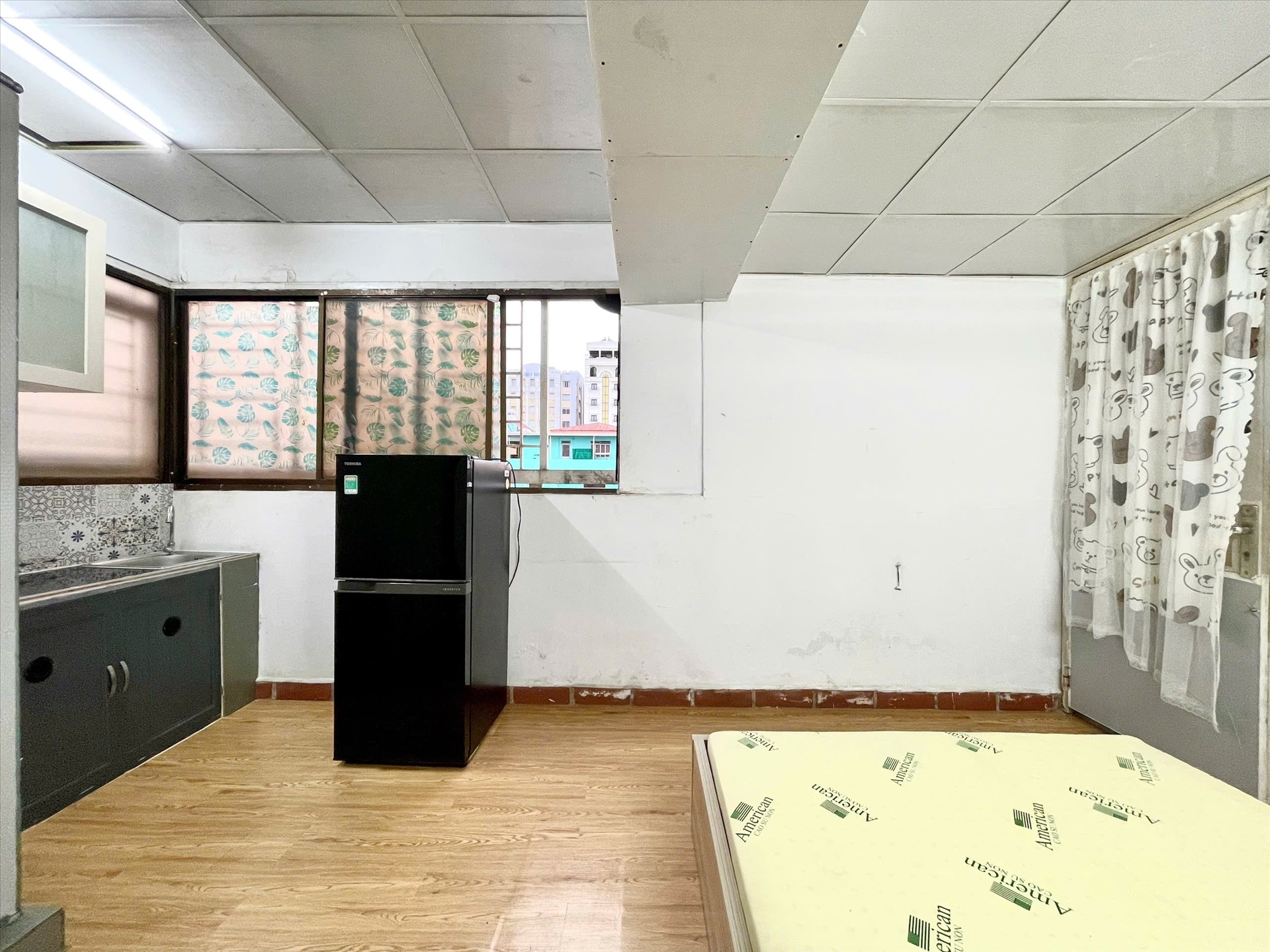 Phòng trọ Studio 25m2 tại Trí Đài Home Xô Viết Nghệ Tĩnh - Bình Thạnh - Phòng khách