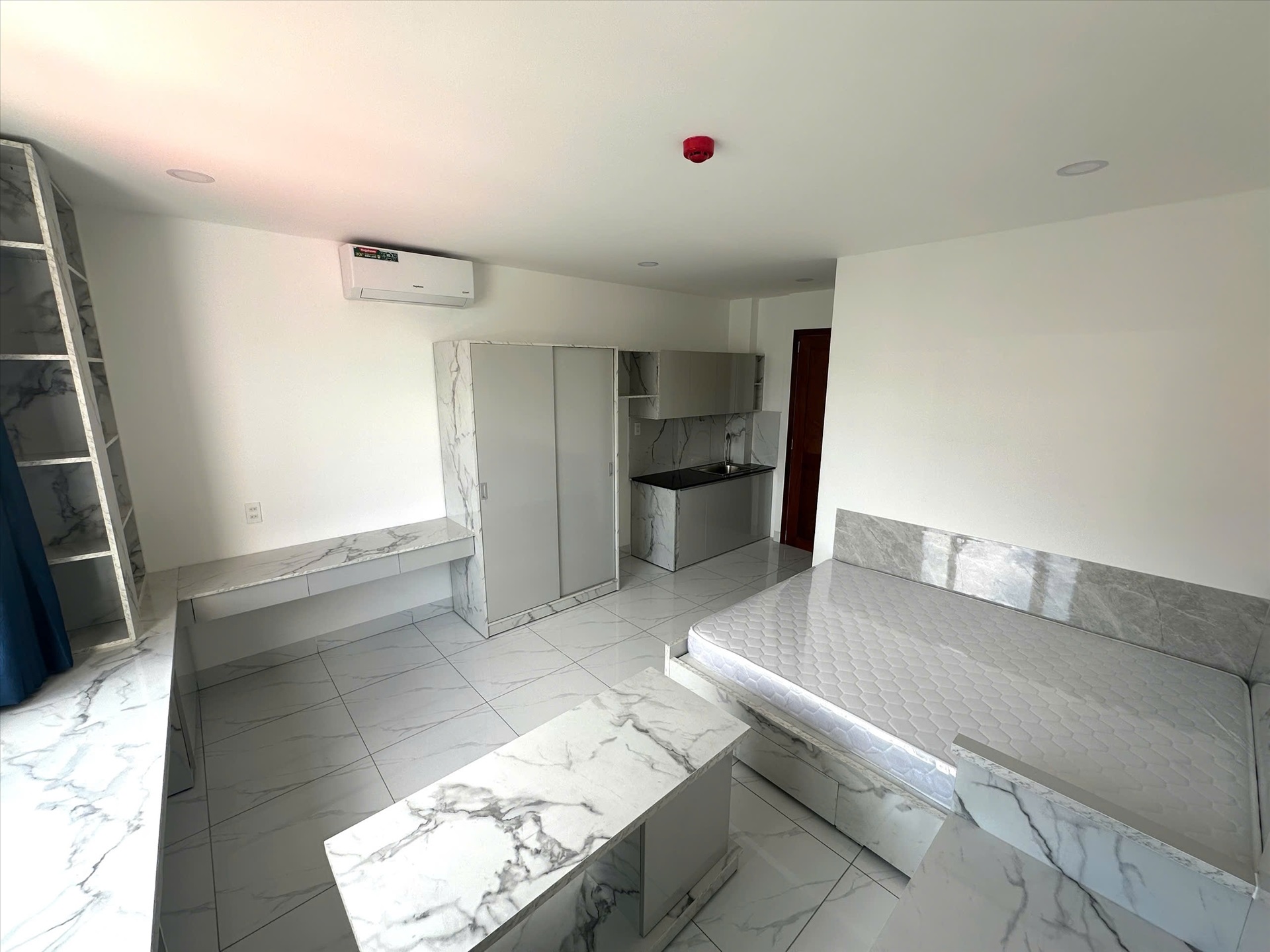 Phòng trọ Studio 28m2 tại SM House Chu Văn An - Bình Thạnh - Phòng ngủ