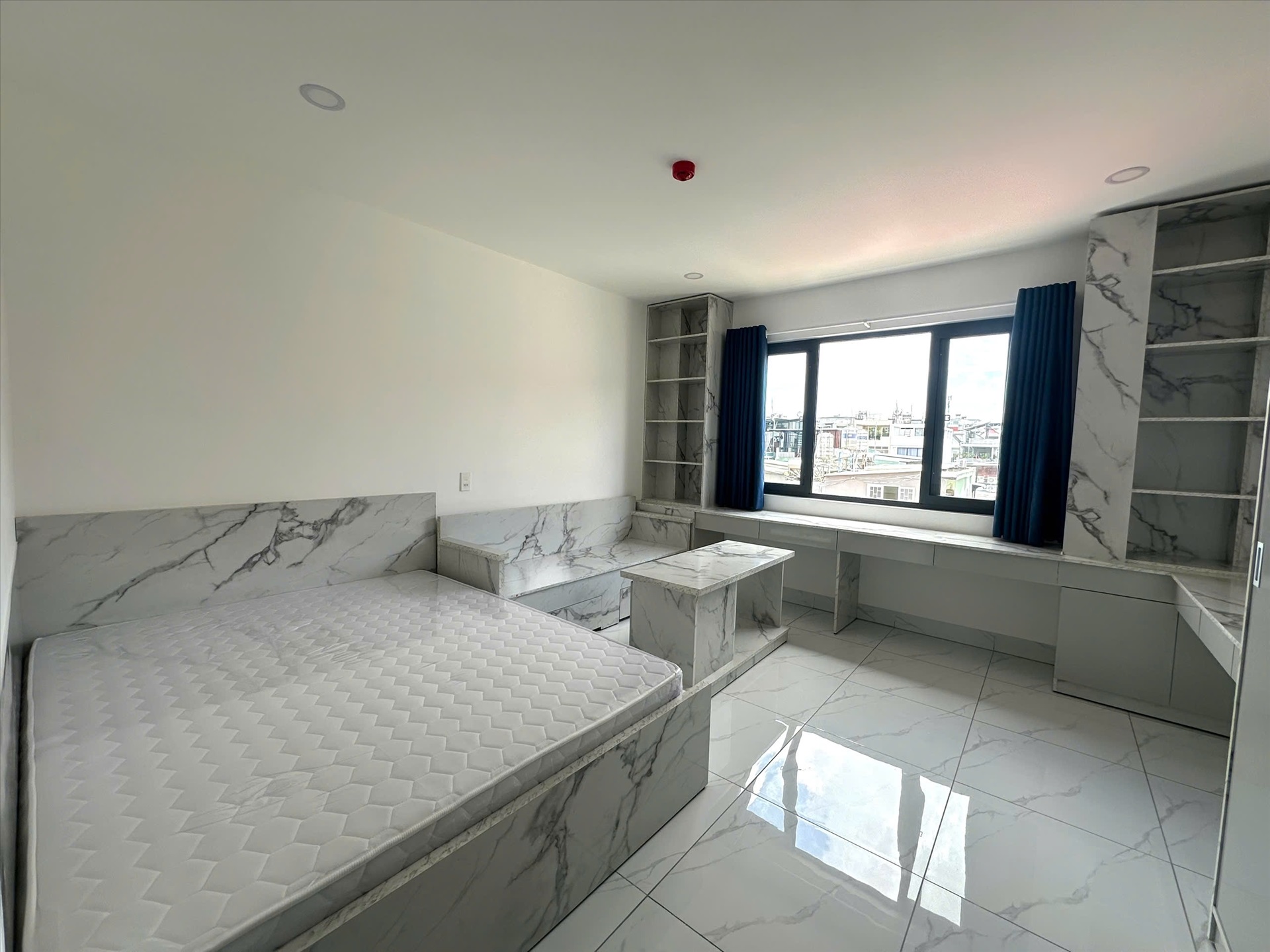 Phòng trọ Studio 28m2 tại SM House Chu Văn An - Bình Thạnh - Phòng ngủ
