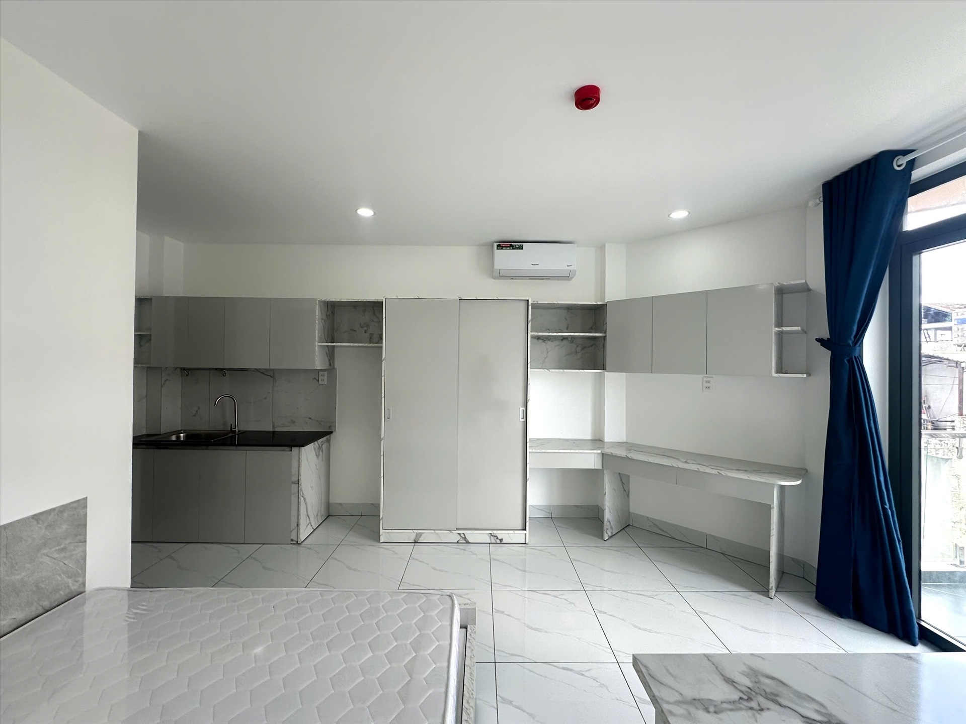 Phòng trọ Studio 30m2 tại SM House Chu Văn An - Bình Thạnh - Phòng ngủ