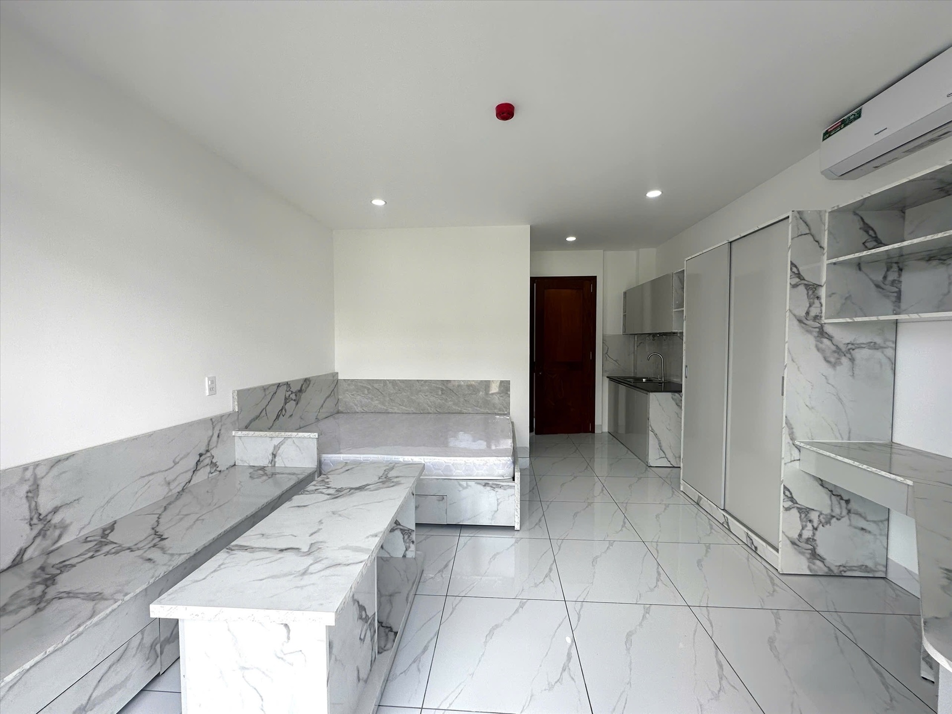 Phòng trọ Studio 30m2 tại SM House Chu Văn An - Bình Thạnh - Phòng ngủ