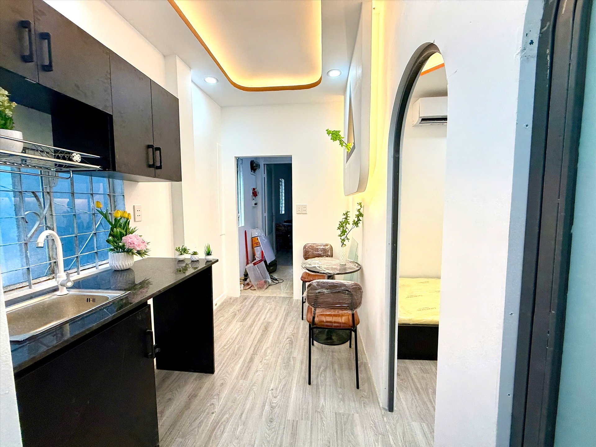 Phòng trọ 2 Phòng ngủ 30m2 tại AQ Home Lưu Nhân Chú - Tân Bình - Phòng bếp