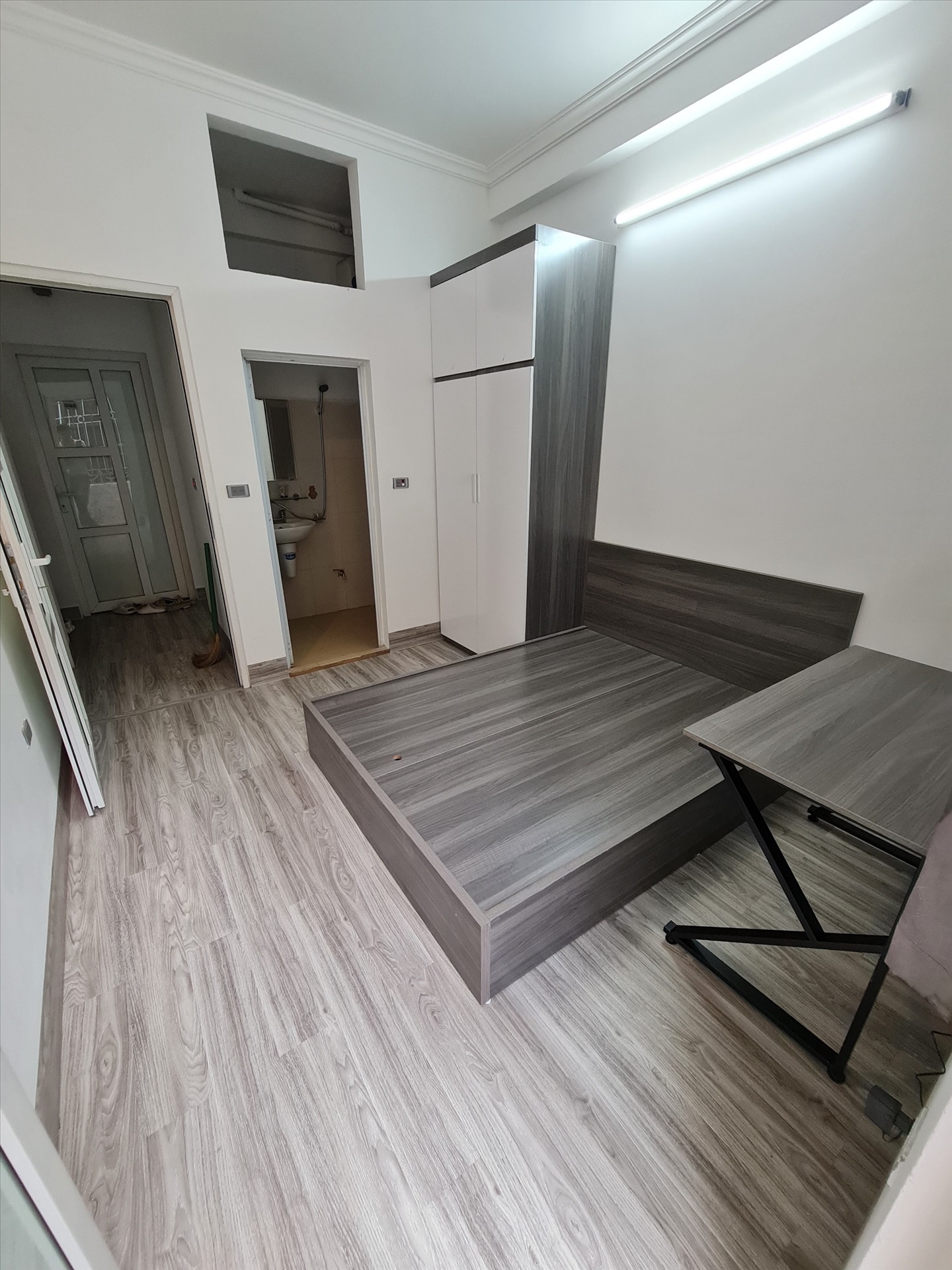 Phòng trọ Studio 25m2 tại AT Home Trường Chinh - Đống Đa - Phòng ngủ