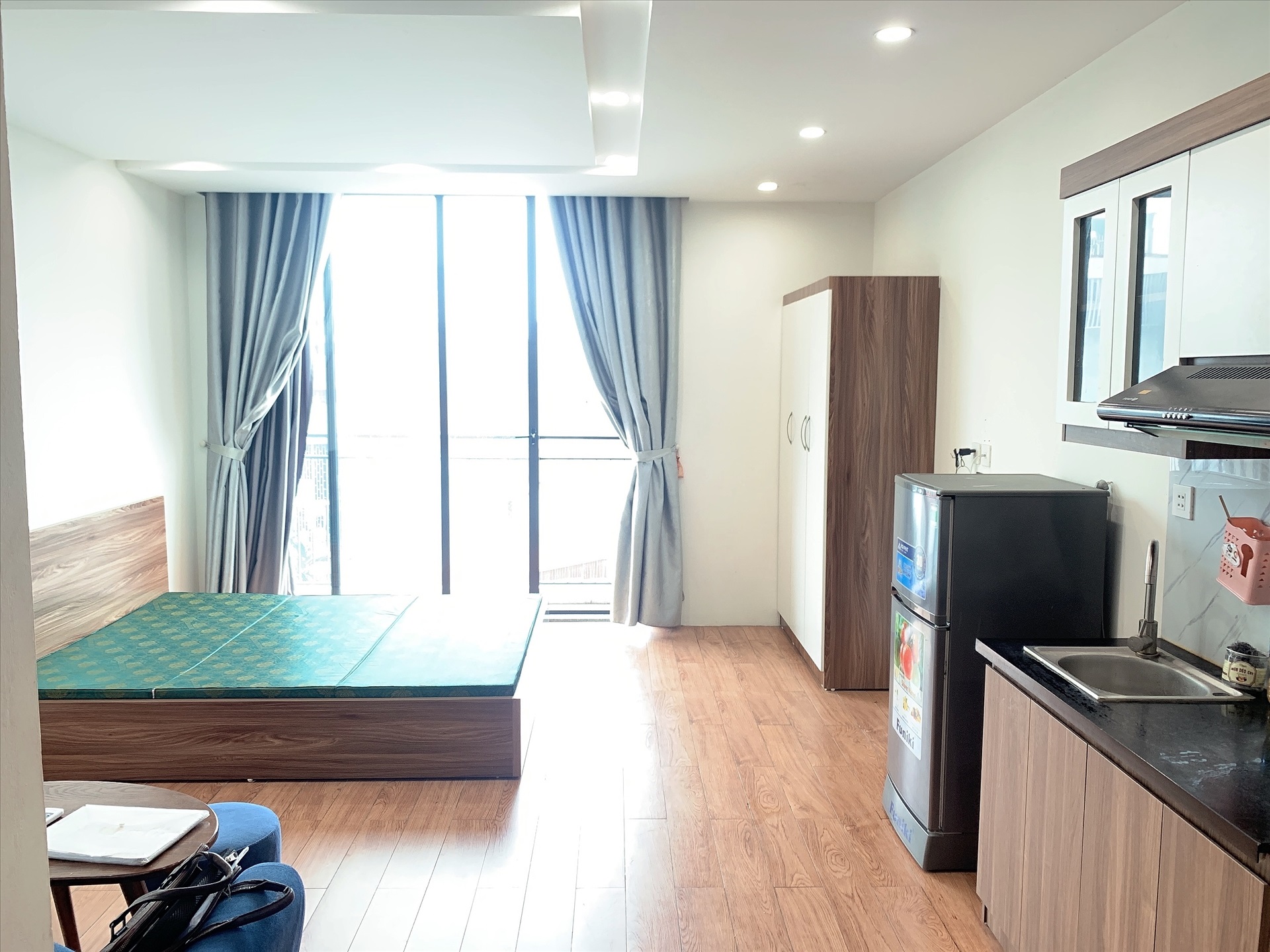 Phòng trọ Studio 30m2 tại AT Home Giang Văn Minh - Ba Đình - Phòng ngủ