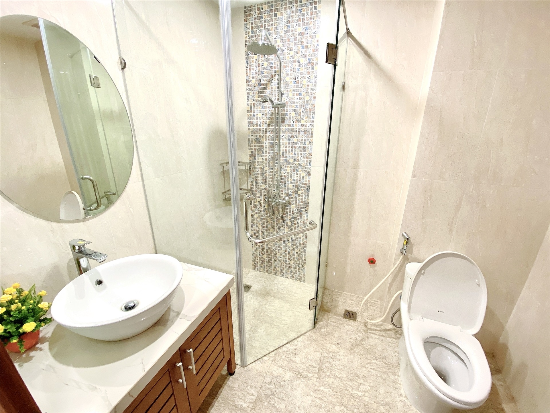 Phòng trọ 1 Phòng ngủ 50m2 tại Blue Homes Bùi Thị Xuân - Hai Bà Trưng - Phòng tắm