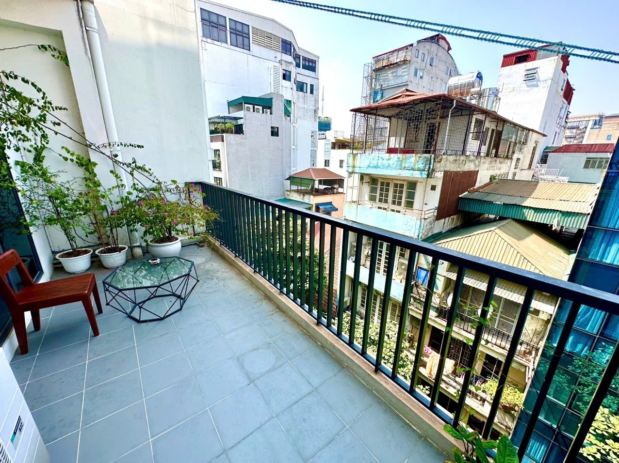 Phòng trọ Studio 50m2 tại Blue Homes Bùi Thị Xuân - Hai Bà Trưng - Ban công