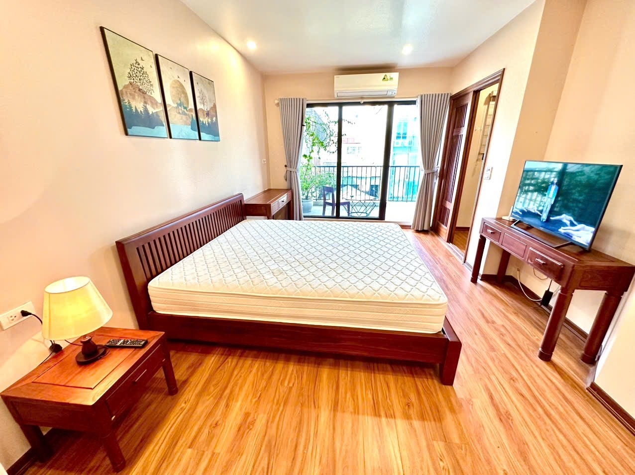 Phòng trọ Studio 50m2 tại Blue Homes Bùi Thị Xuân - Hai Bà Trưng - Phòng ngủ