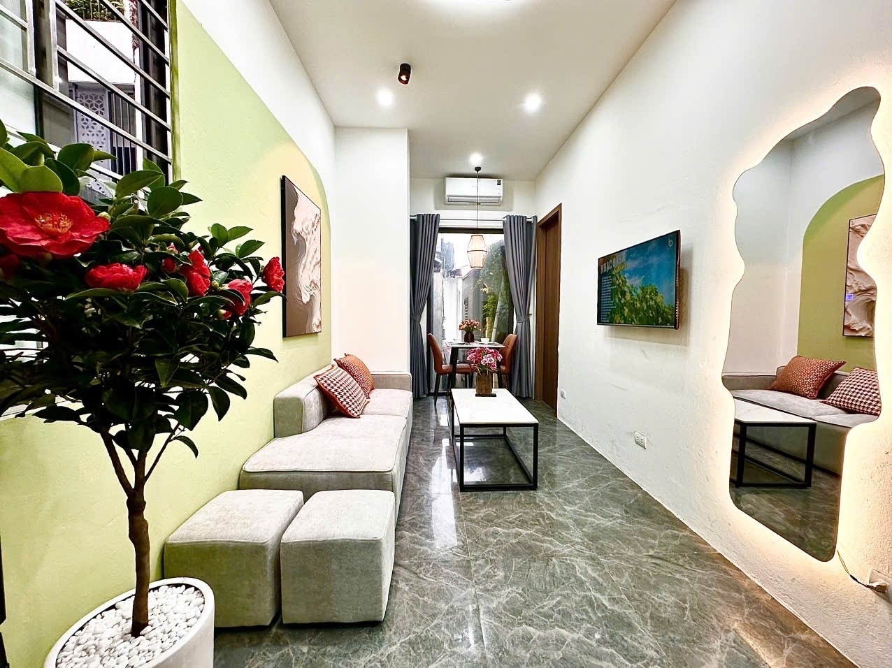 Phòng trọ 1 Phòng ngủ 45m2 tại Blue Homes 2 Đào Tấn - Ba Đình - Phòng khách