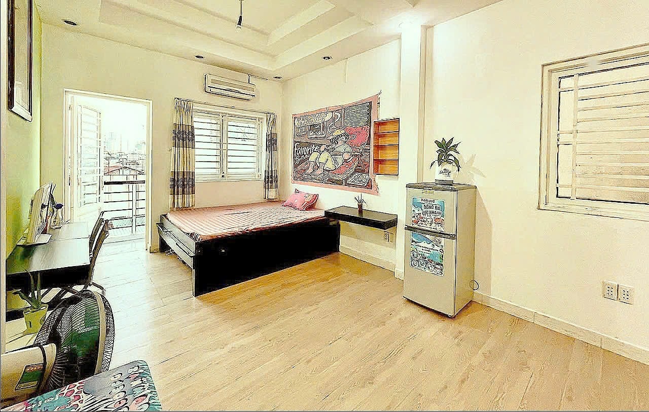 Phòng trọ Studio 35m2 tại CT House Trần Quang Diệu - Quận 3 - Phòng ngủ