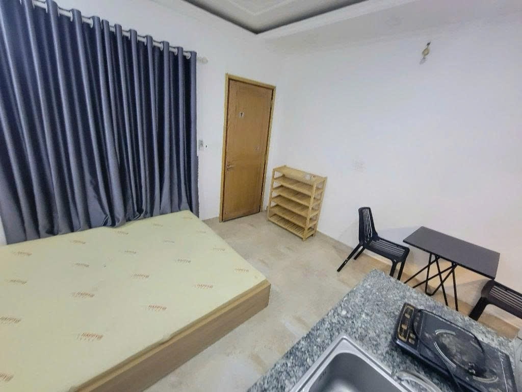Phòng trọ Studio 25m2 tại Rentbuthome Vũ Tùng - Bình Thạnh - Phòng ngủ