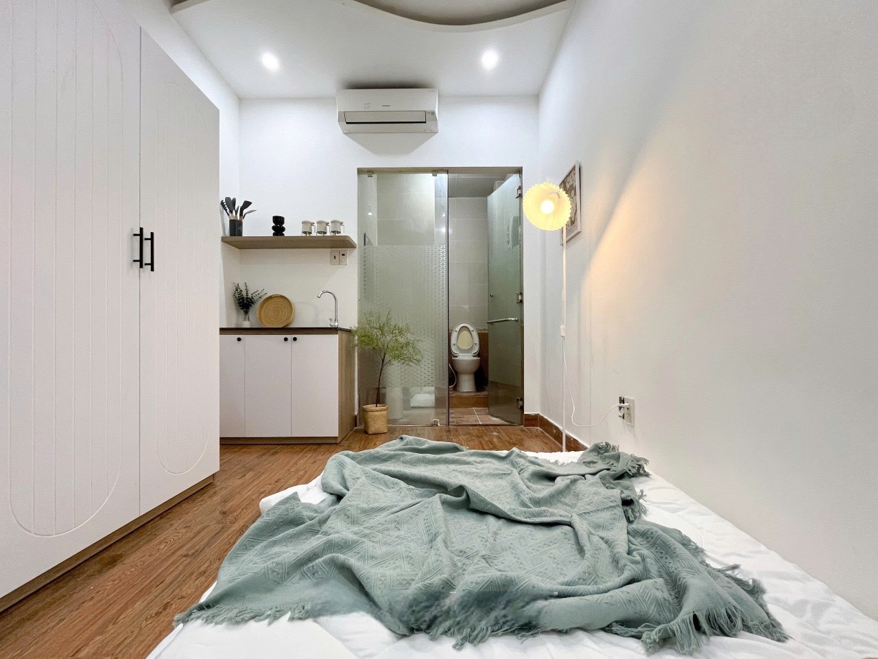 Phòng trọ Studio 20m2 tại LightHouse Đường C18 - Tân Bình - Phòng ngủ