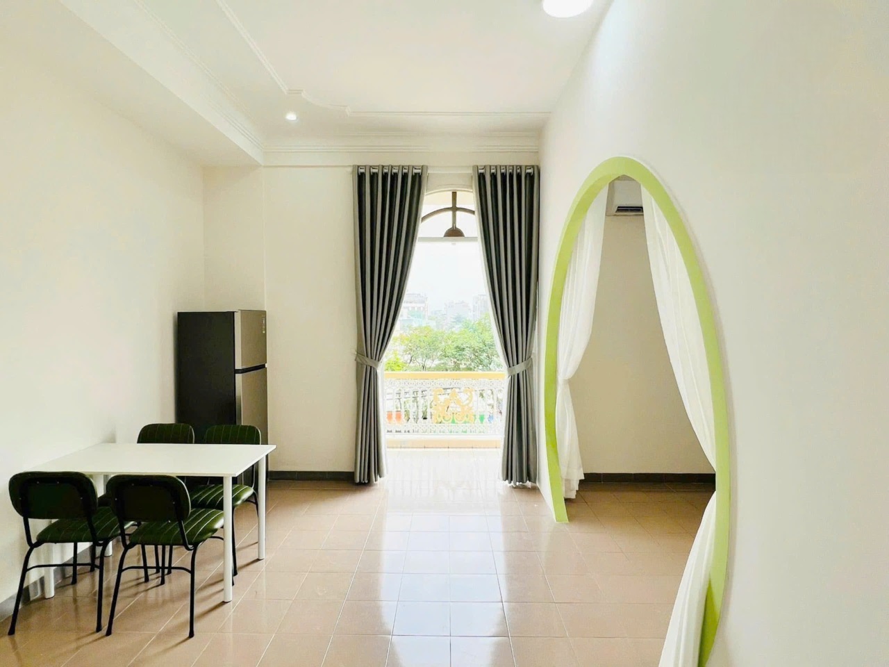 Phòng trọ 1 Phòng ngủ 35m2 tại LightHouse Đặng Thùy Trâm - Bình Thạnh - Phòng khách