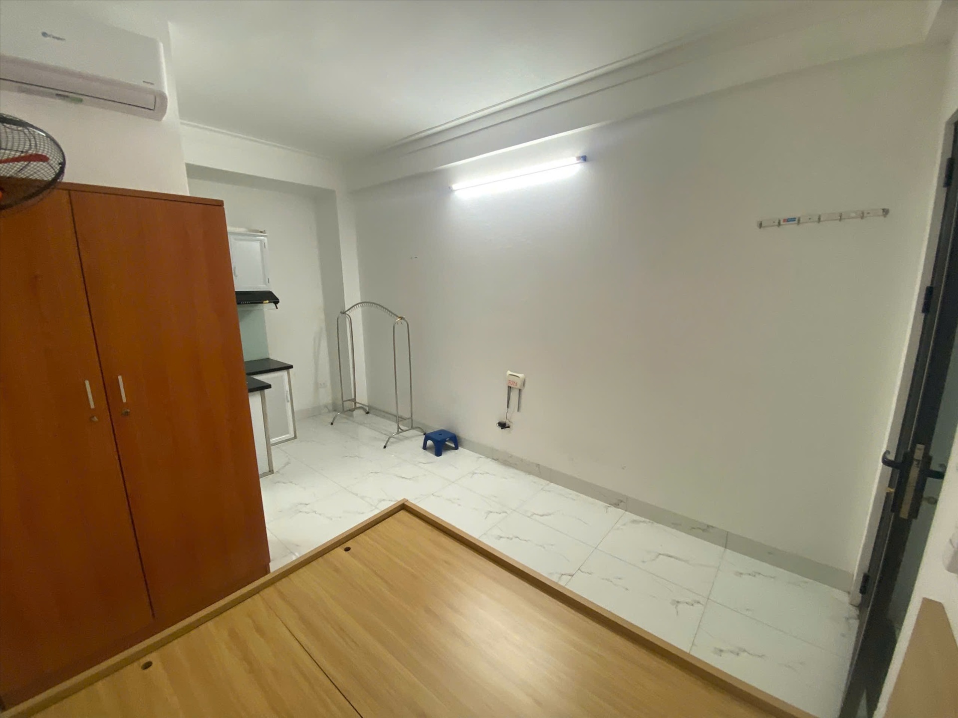 Phòng trọ Studio 20m2 tại TC Housing Trần Thái Tông - Cầu Giấy - Phòng ngủ