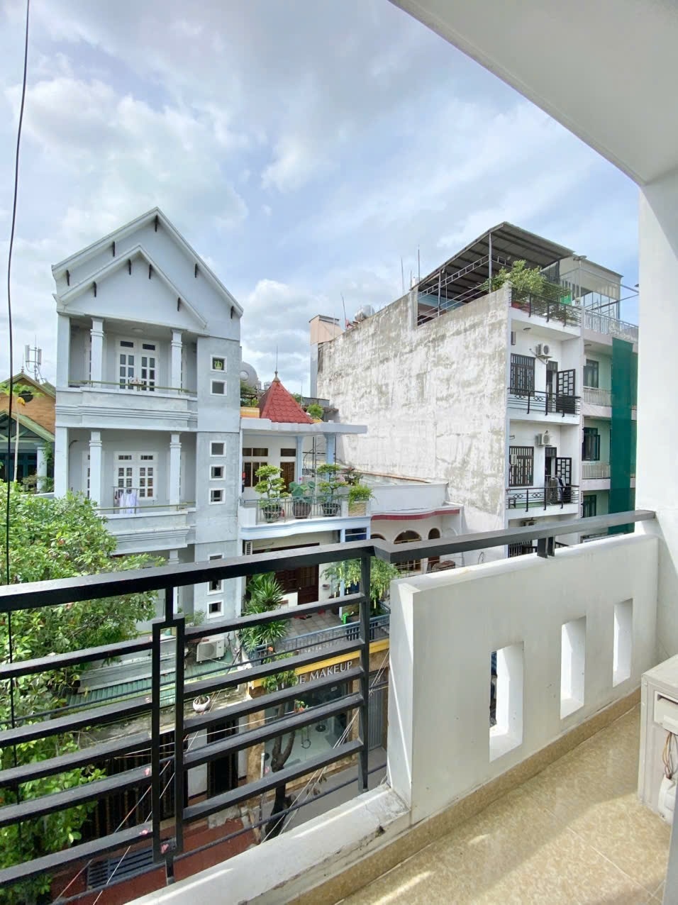 Phòng trọ Studio 25m2 tại Amcity Apartment Nguyễn Chánh Sắt - Tân Bình - Ban công