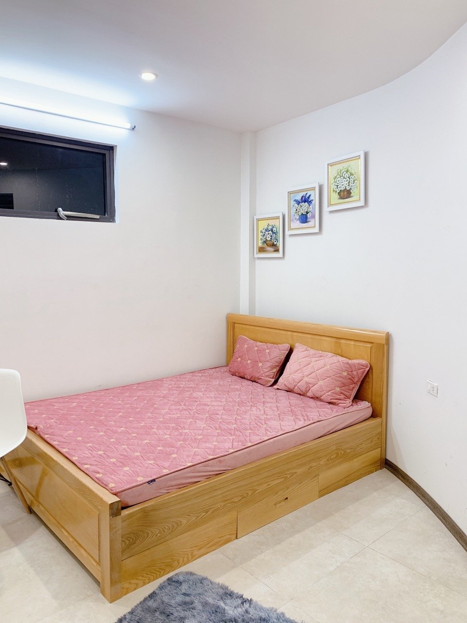 Phòng trọ Studio 28m2 tại Happy Homes Nguyễn Khánh Toàn - Cầu Giấy - Phòng ngủ