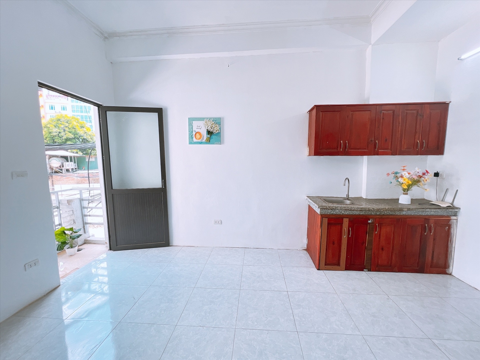 Phòng trọ Studio 28m2 tại Happy Homes 2 Mỹ Đình - Nam Từ Liêm - Phòng ngủ