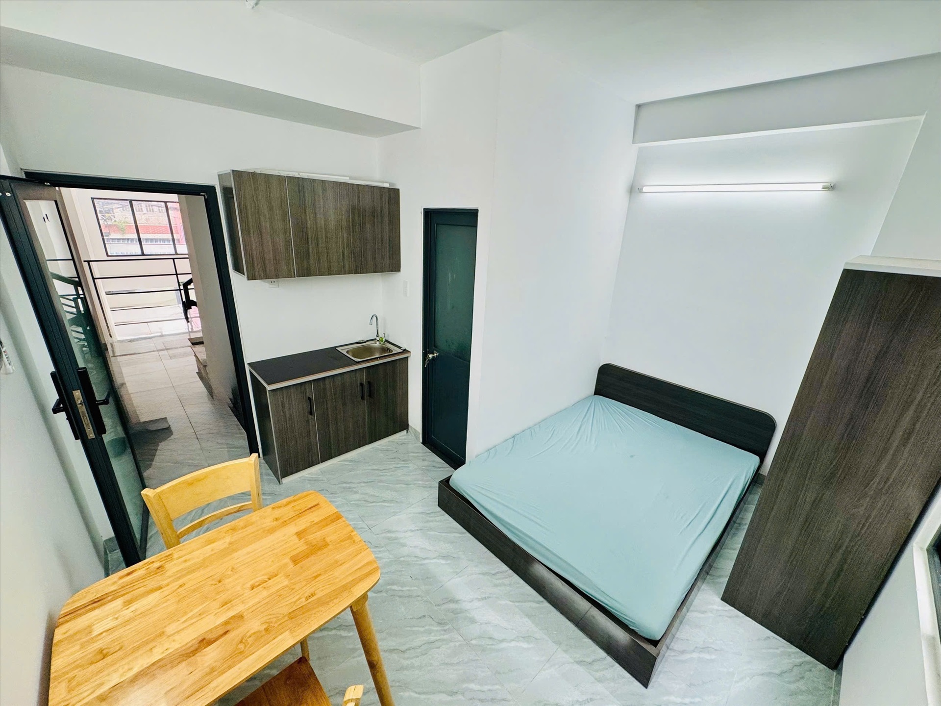 Phòng trọ Studio 20m2 tại TP Home Đường số 9 - Gò Vấp - Phòng ngủ