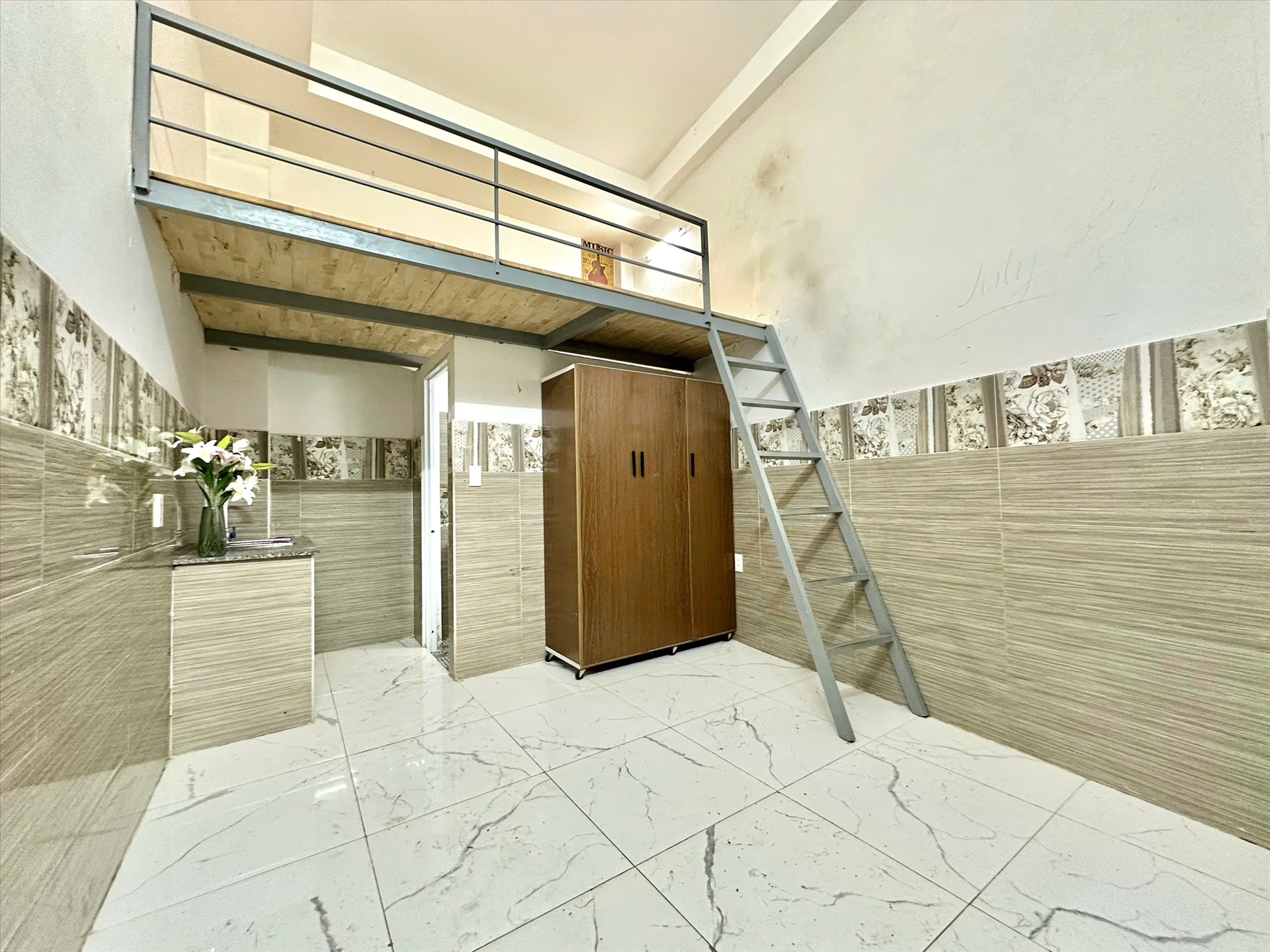 Phòng trọ Duplex 28m2 tại AT House Phạm Văn Chiêu - Gò Vấp - Phòng ngủ