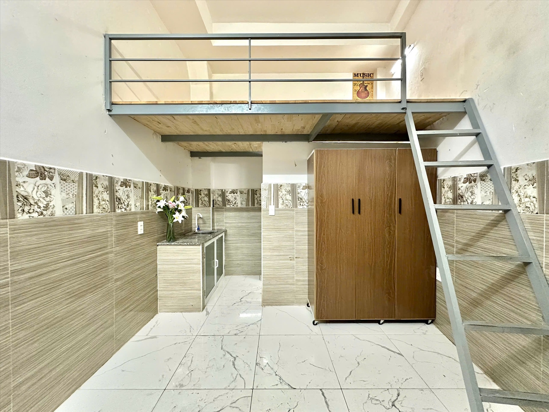 Phòng trọ Duplex 28m2 tại AT House Phạm Văn Chiêu - Gò Vấp - Phòng ngủ