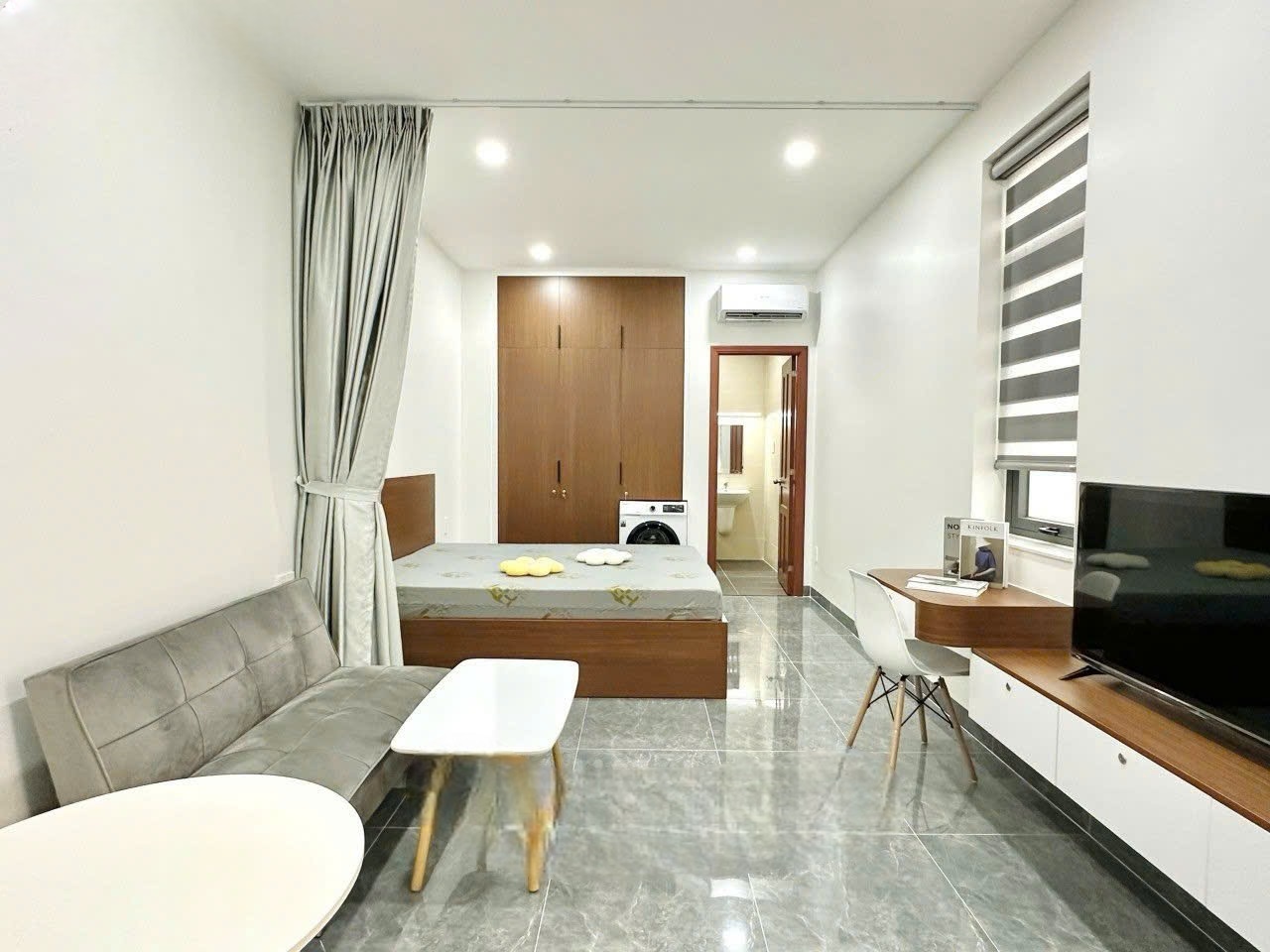 Phòng trọ Studio 32m2 tại NA Home Phạm Văn Hai - Tân Bình - Phòng ngủ