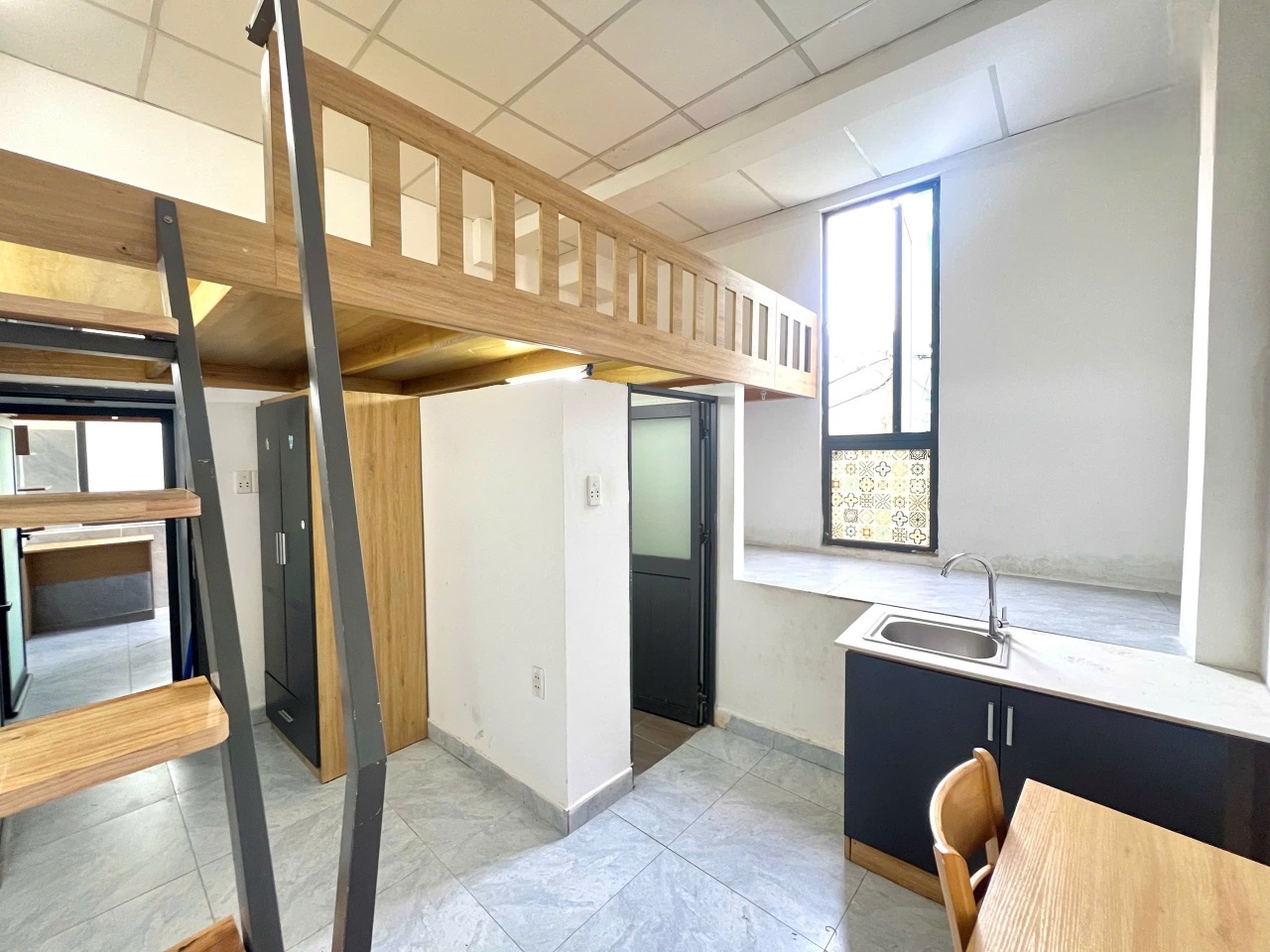 Phòng trọ Duplex 20m2 tại ChampHouse Lê Đức Thọ - Gò Vấp - Phòng bếp